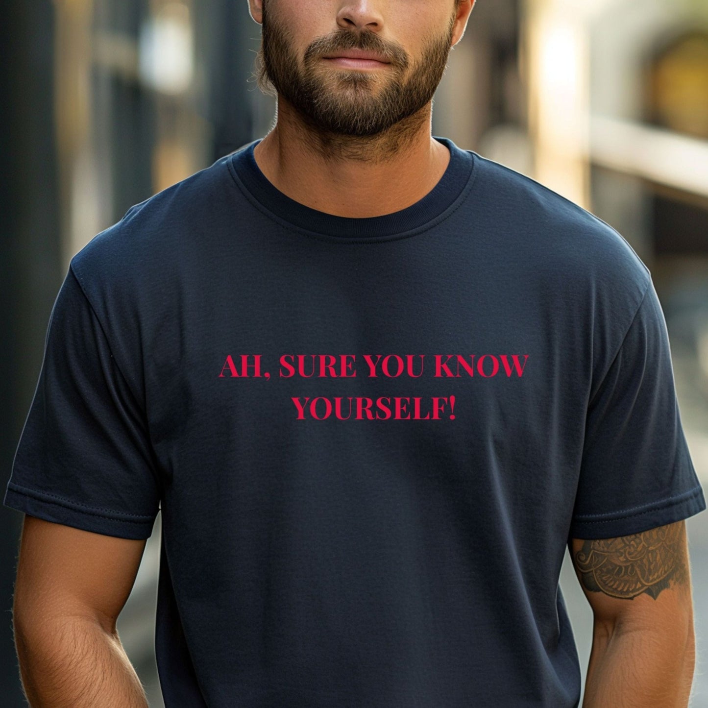 Ah, Sure You Know Yourself!” Irish Mammy Quote Tee - FunPrint4You