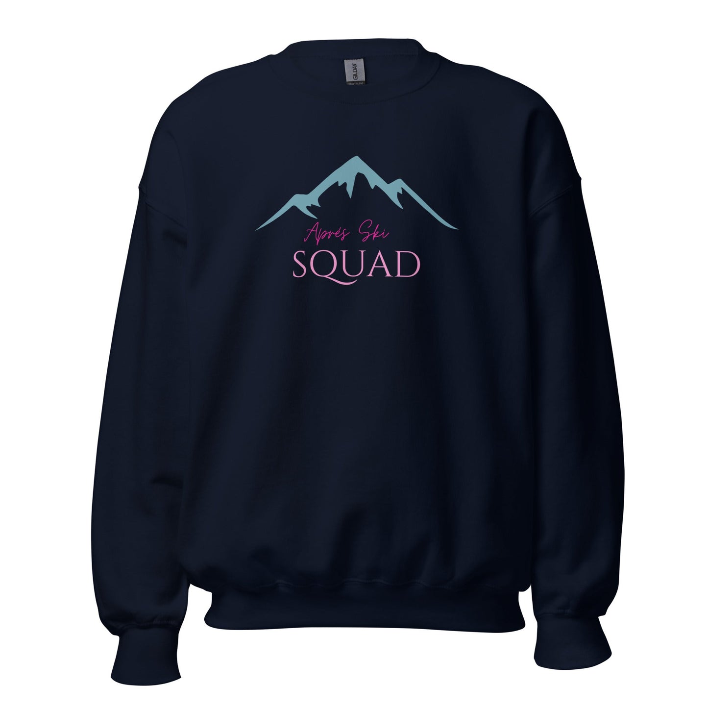 Après Ski Squad Navy Sweatshirt – Cosy Winter Hen Party Jumper - FunPrint4You