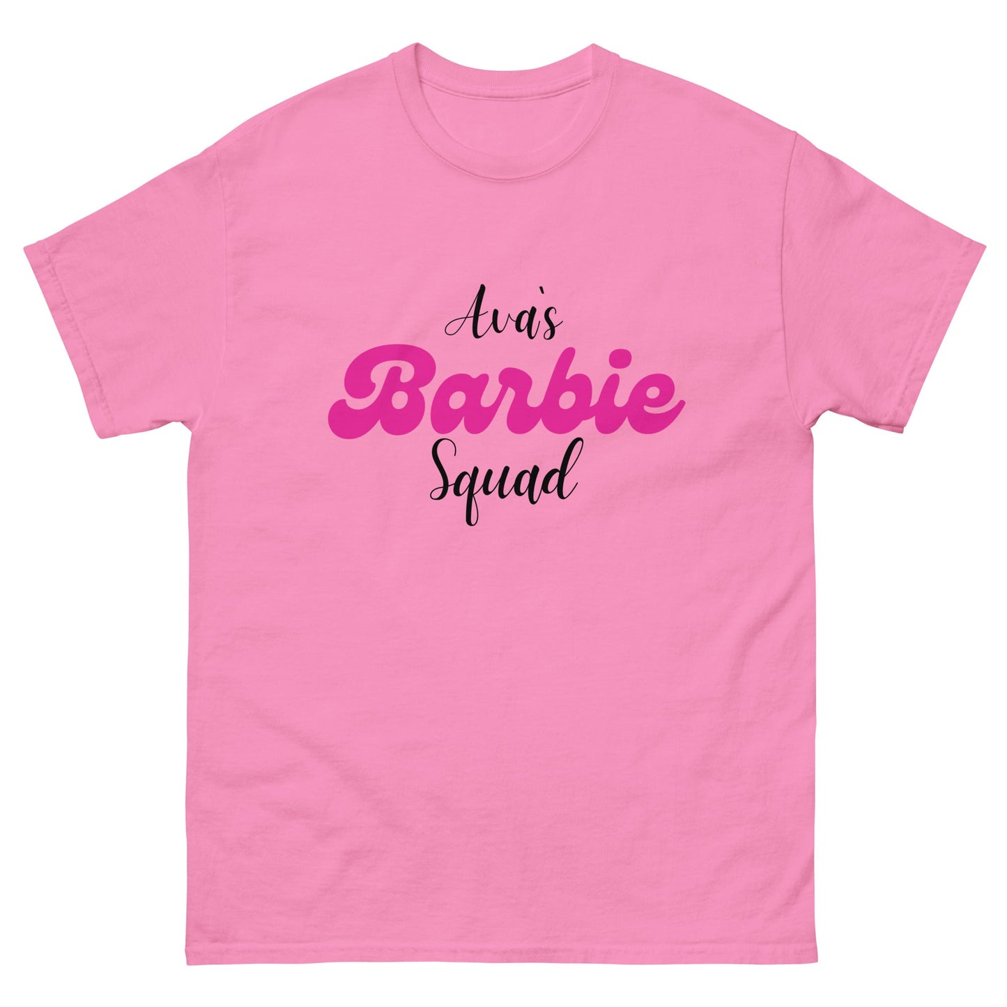 Barbie Squad T‑Shirt – Barbiecore Friends Party Tee, Hen Do Outfit, Girls Trip Matching Tee, Bachelorette Squad UK & Ireland - FunPrint4You
