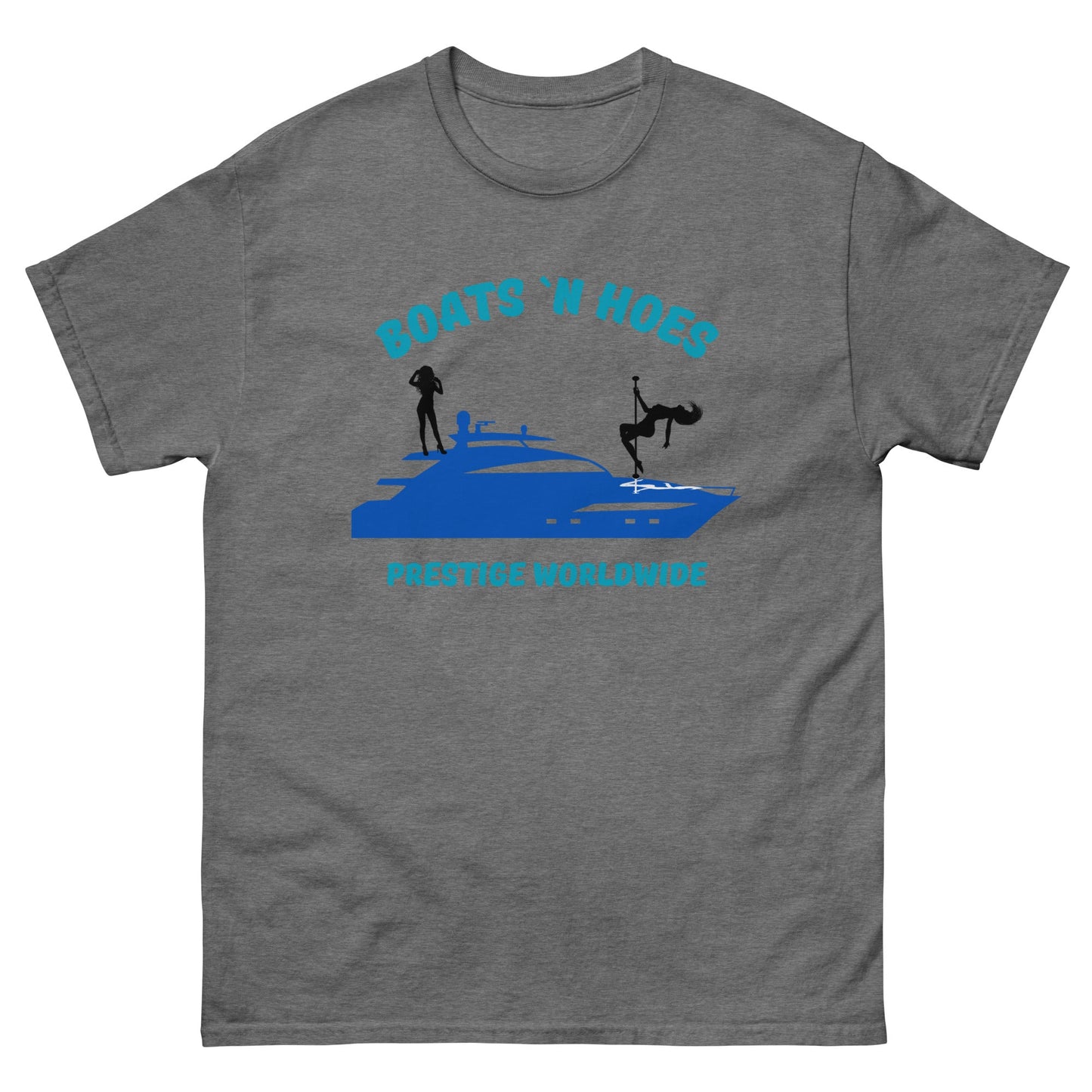 Boats 'N Hoes Prestige Worldwide T-Shirt – Funny Yacht Party Tee - FunPrint4You