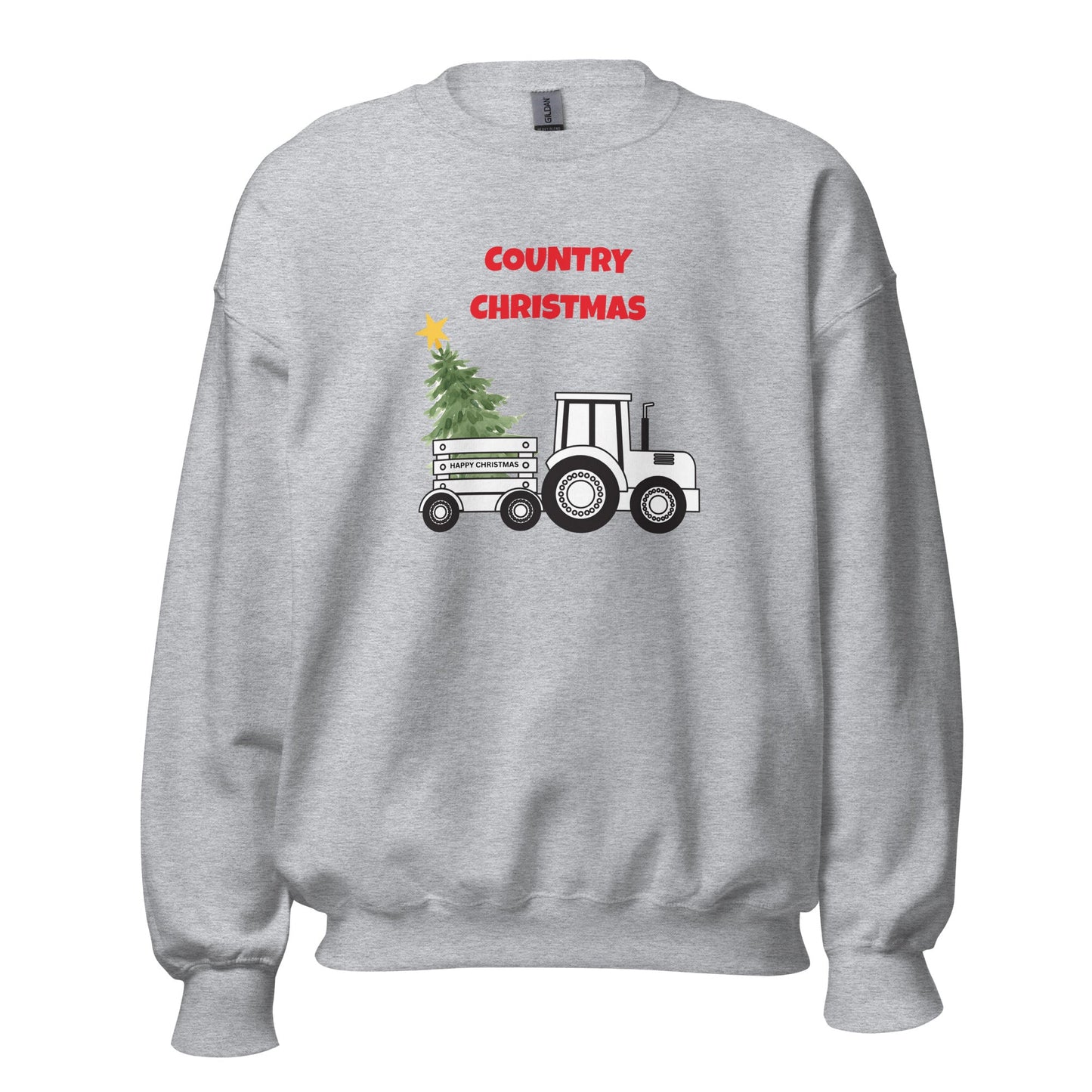 Country Christmas Tractor Jumper – Festive Farm Style - FunPrint4You