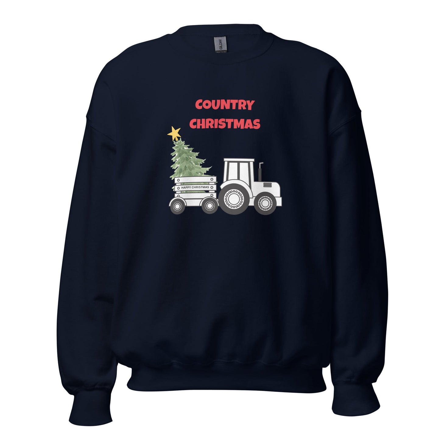 Country Christmas Tractor Jumper – Festive Farm Style - FunPrint4You