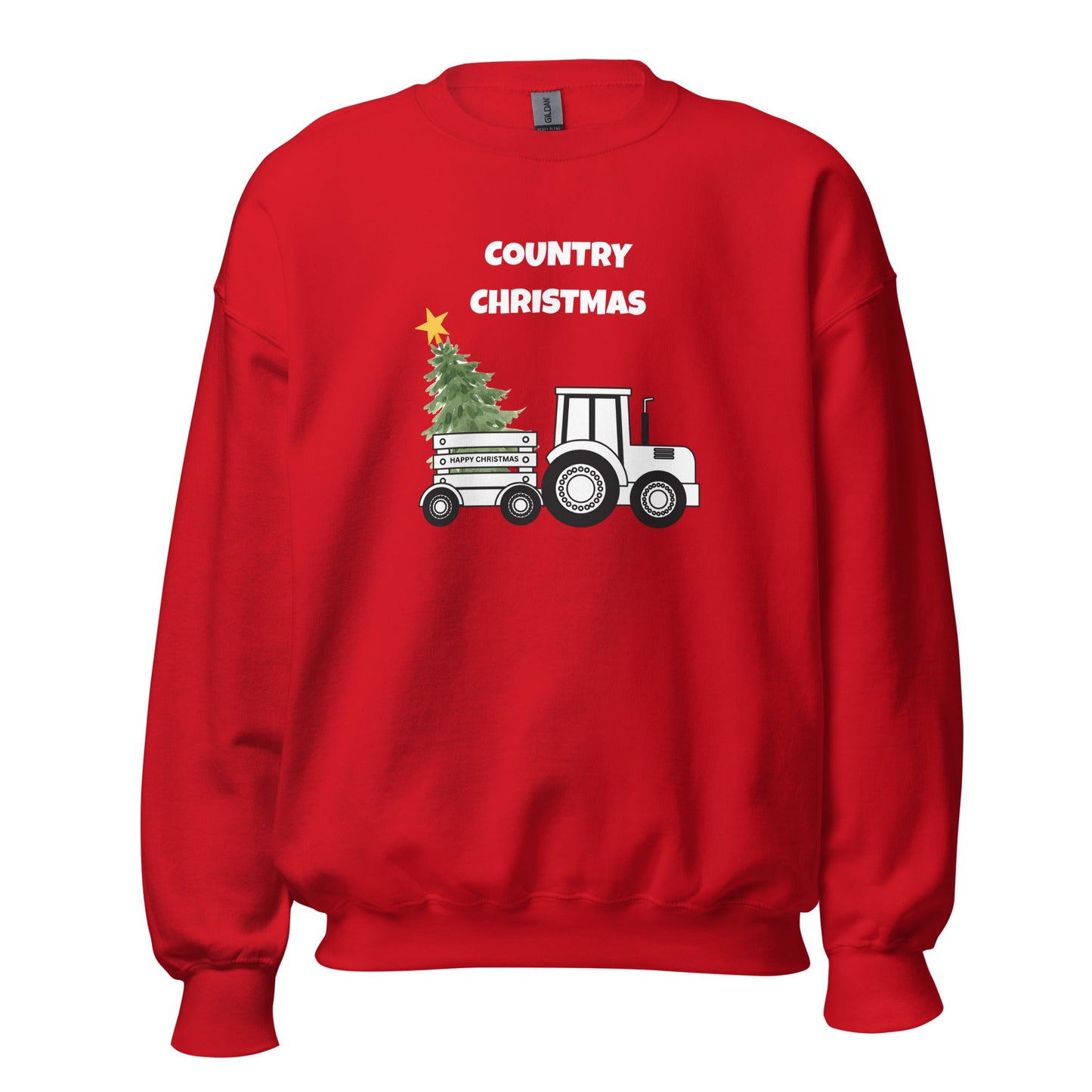 Country Christmas Tractor Jumper – Festive Farm Style