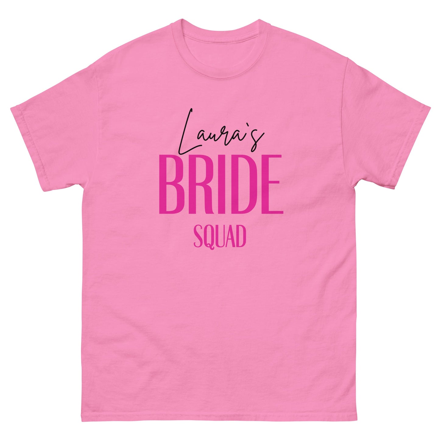 Custom Bride Squad T-Shirts – Personalised Hen Party Tees UK & Ireland - FunPrint4You