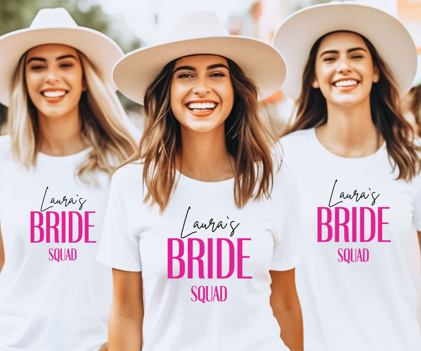 Custom Bride Squad Tee – Personalized Hen Party T-Shirt - FunPrint4You