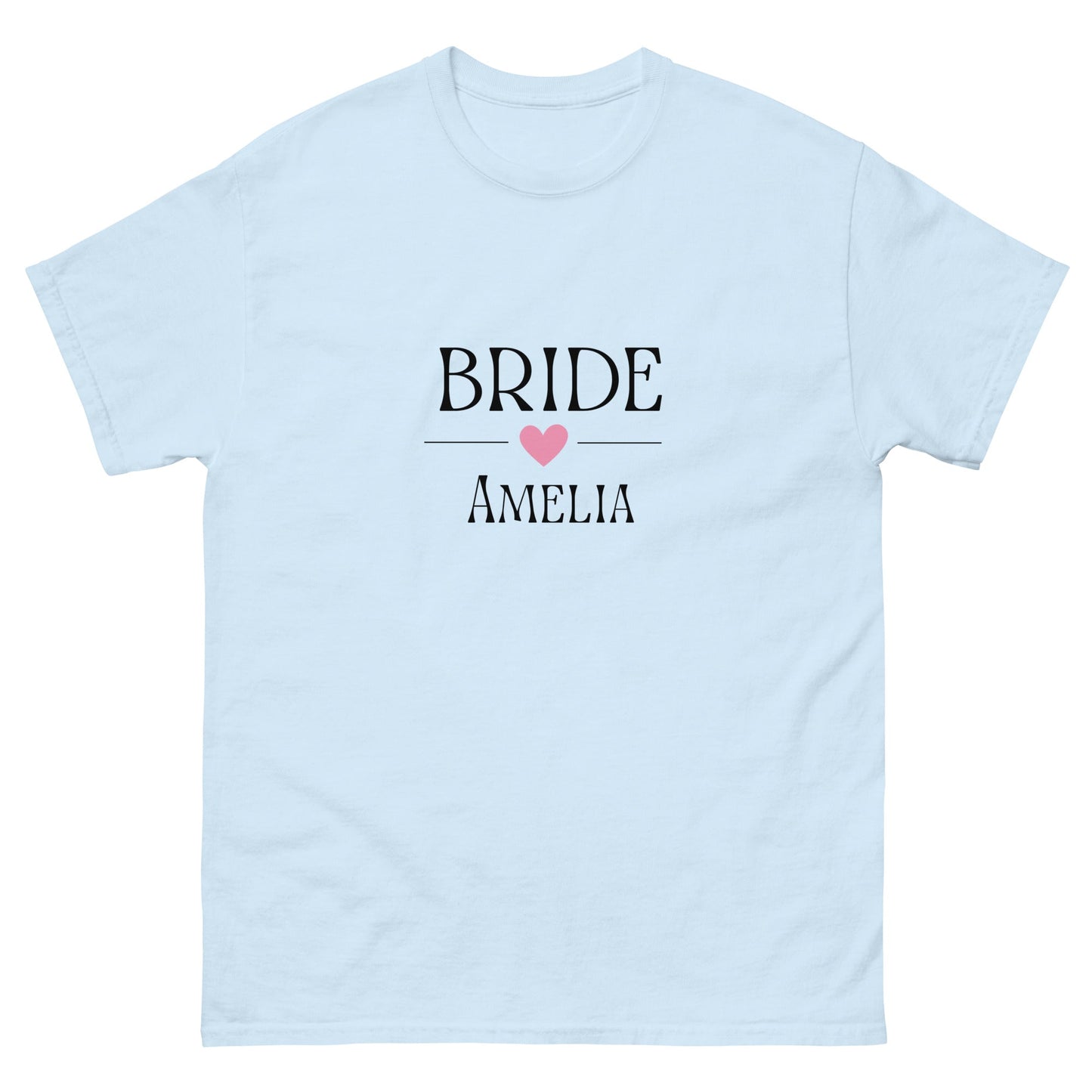 Custom Bride T-Shirt with Name | Personalised Hen Party Tee | Wedding Morning Outfit | Bridal Shower Gift | UK & Ireland - FunPrint4You