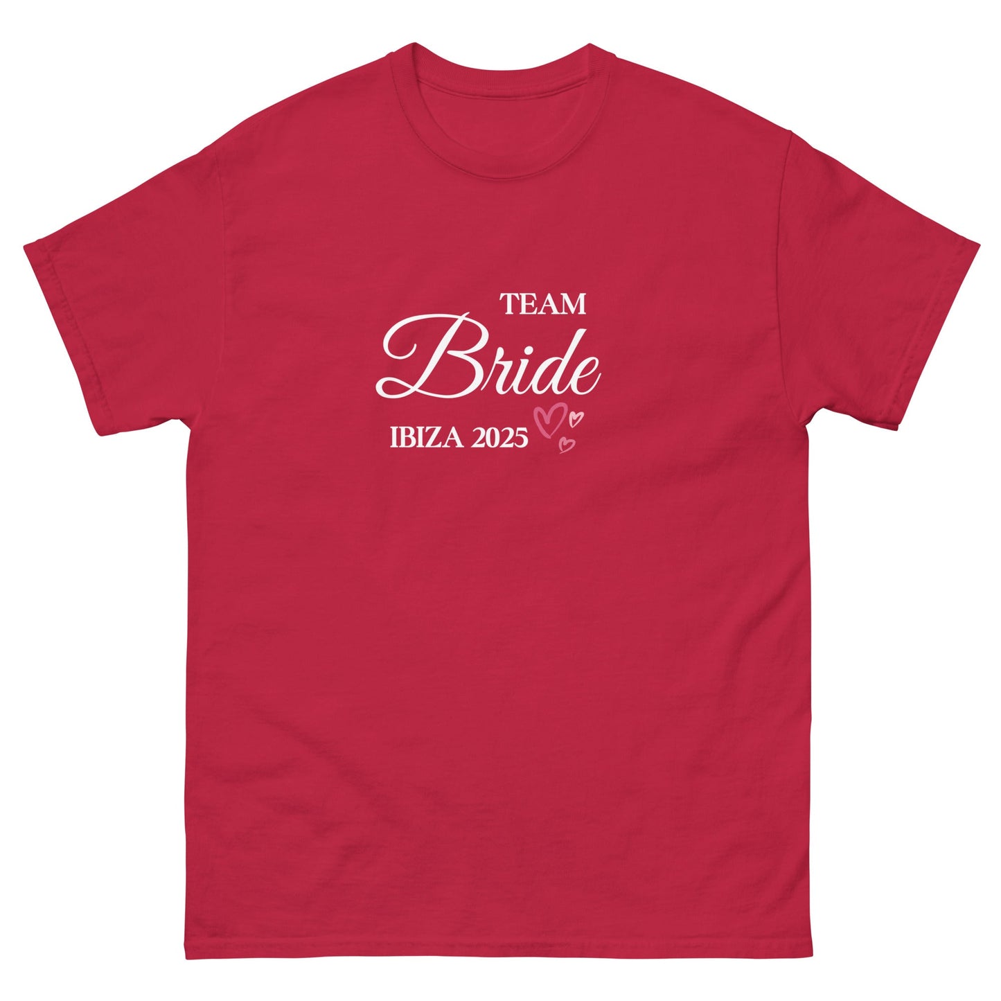Custom Team Bride Ibiza 2025 T‑Shirt – Personalised Hen Party Tee, Bridesmaid Ibiza Outfit UK & Ireland - FunPrint4You