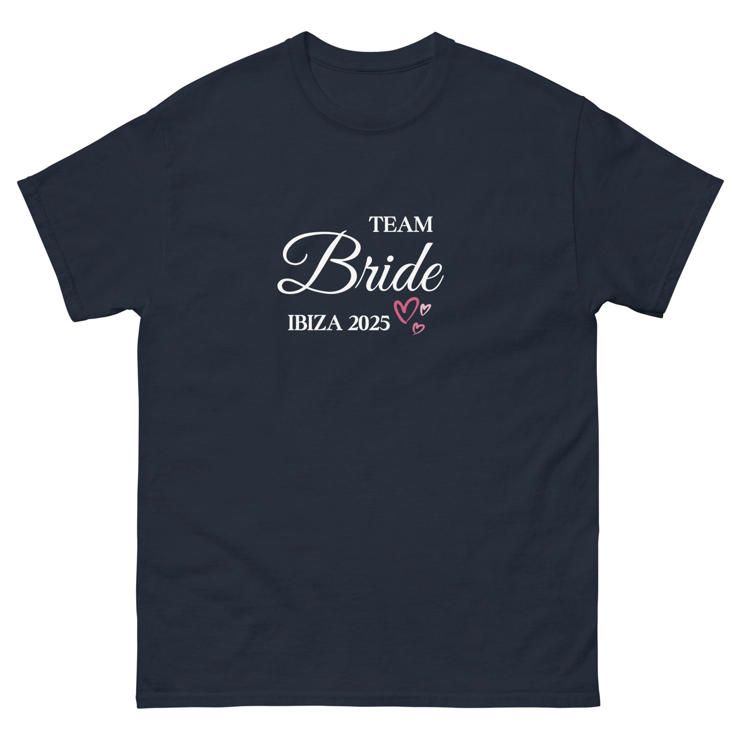 Custom Team Bride Ibiza 2025 T‑Shirt – Personalised Hen Party Tee, Bridesmaid Ibiza Outfit UK & Ireland - FunPrint4You