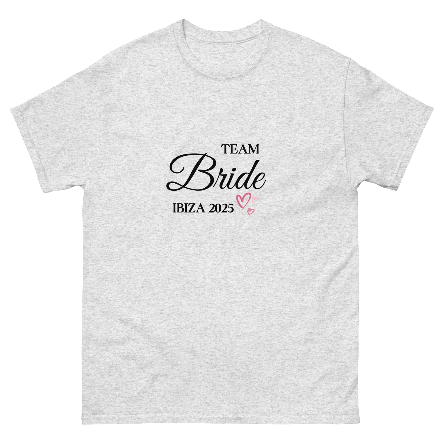 Custom Team Bride Ibiza 2025 T‑Shirt – Personalised Hen Party Tee, Bridesmaid Ibiza Outfit UK & Ireland - FunPrint4You