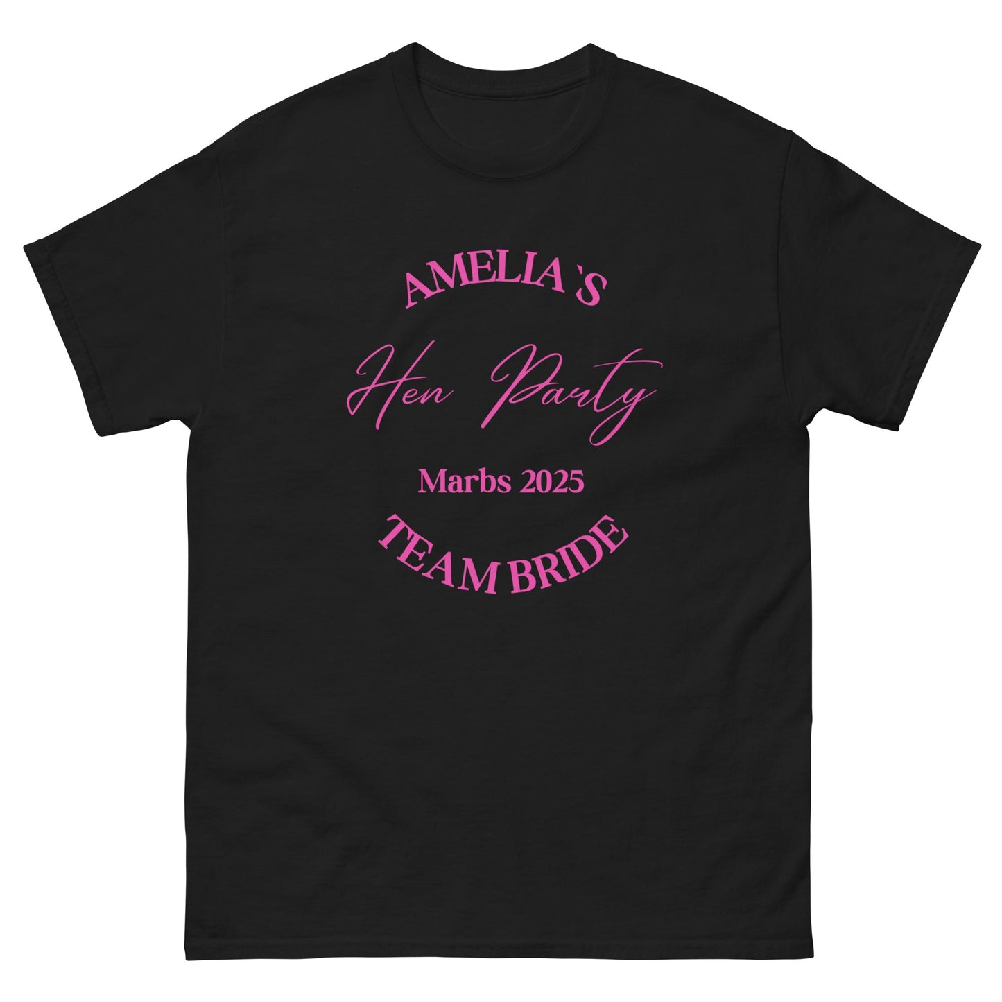 Custom Team Bride T‑Shirt – Personalised Hen Party Tee, Team Bride Matching Shirts UK & Ireland - FunPrint4You