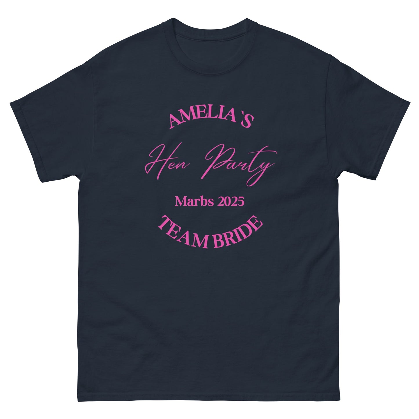 Custom Team Bride T‑Shirt – Personalised Hen Party Tee, Team Bride Matching Shirts UK & Ireland - FunPrint4You