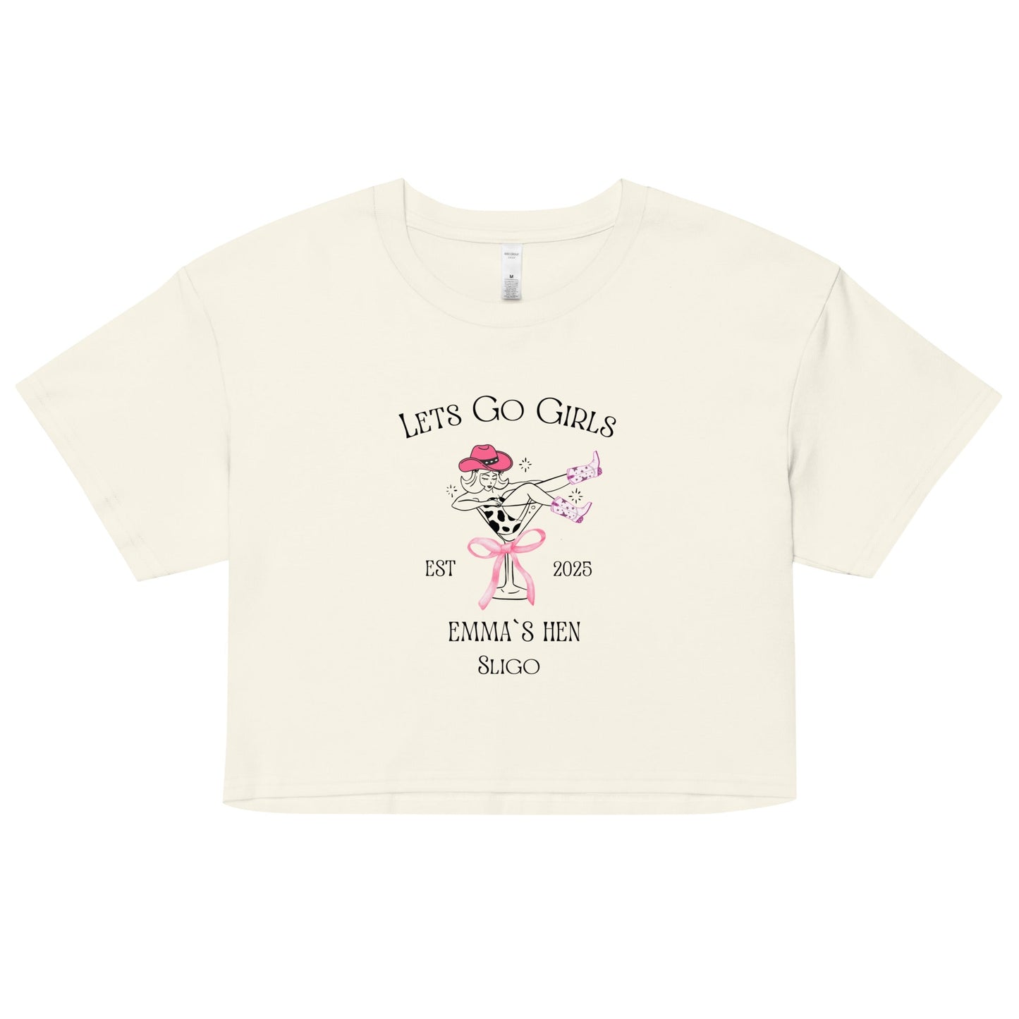 Cute Women's Baby Tee for Bachelorette Parties | "Let's Go Girls" Hen Party Top | Fun Girls Night Out T-Shirt | Birthday Gift Idea - FunPrint4You