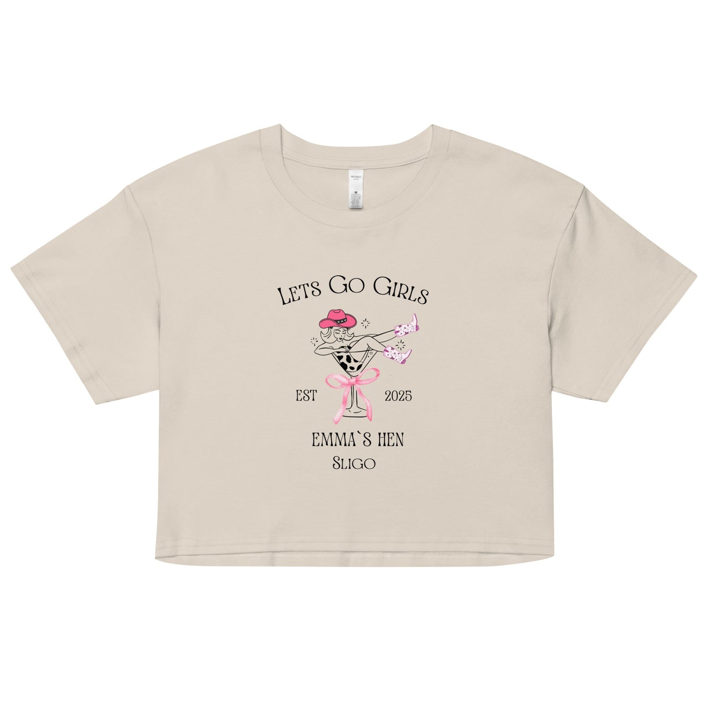Cute Women's Baby Tee for Bachelorette Parties | "Let's Go Girls" Hen Party Top | Fun Girls Night Out T-Shirt | Birthday Gift Idea - FunPrint4You