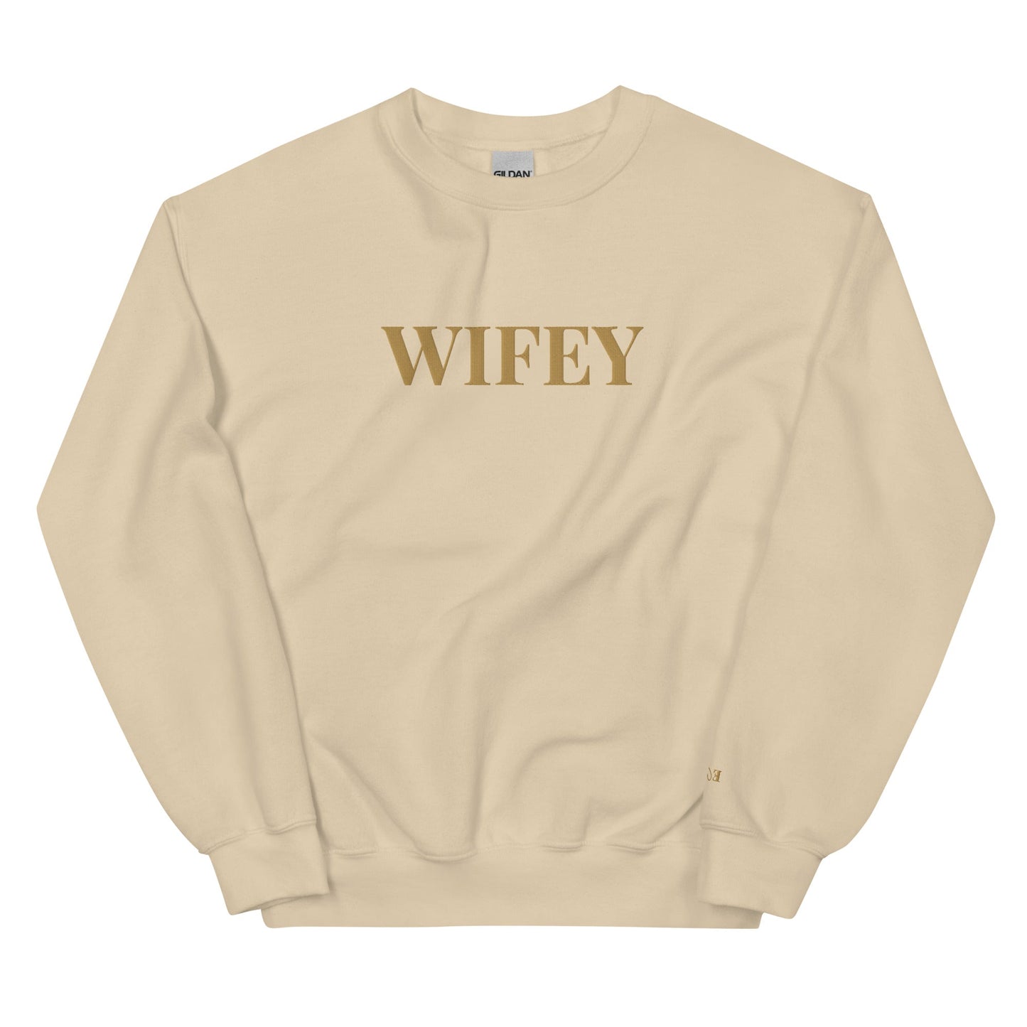 Embroidered Wifey Sweatshirt – Just Married Bride Jumper for Honeymoon & Hen Party UK/Ireland - FunPrint4You
