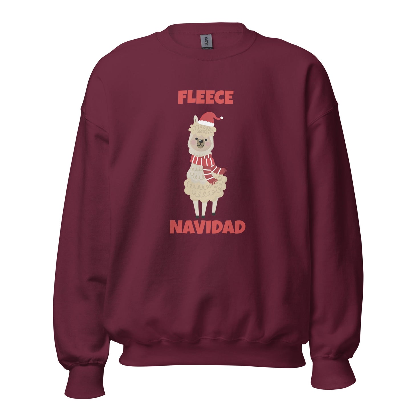 Fleece Navidad Llama Christmas Jumper – Funny Festive - FunPrint4You