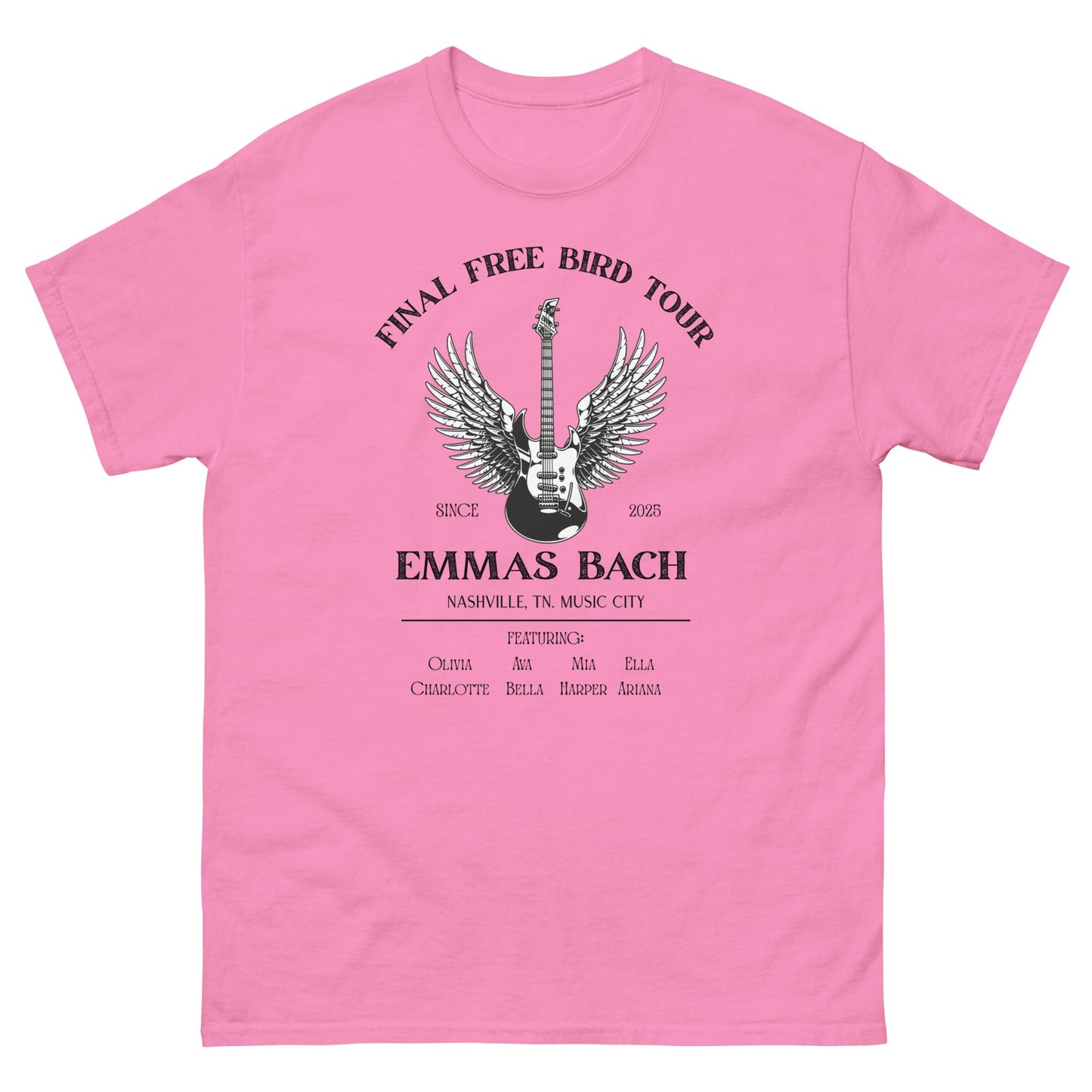 Free Bird Tour Tee – Rock Bride Hen Party Shirt - FunPrint4You
