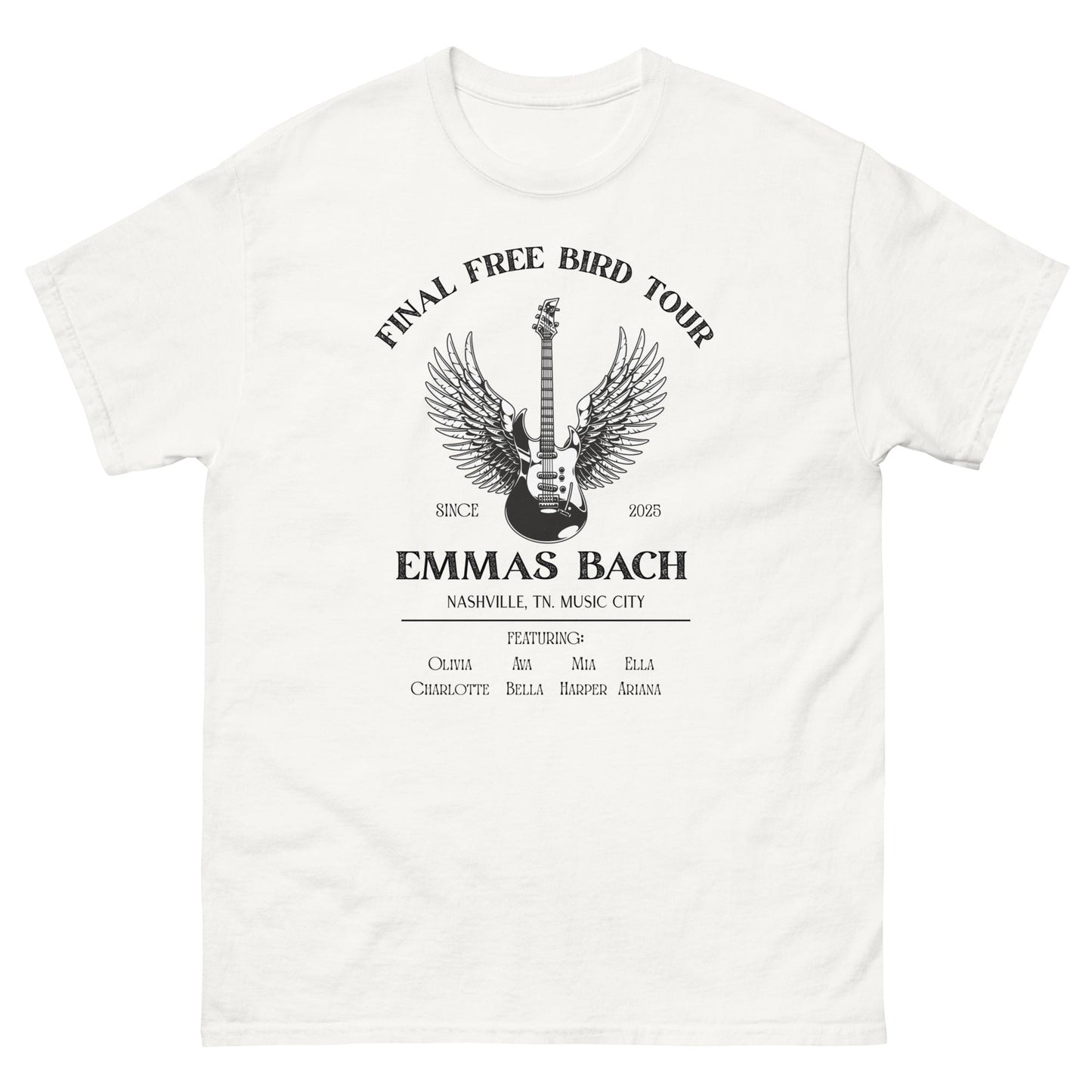 Free Bird Tour Tee – Rock Bride Hen Party Shirt - FunPrint4You