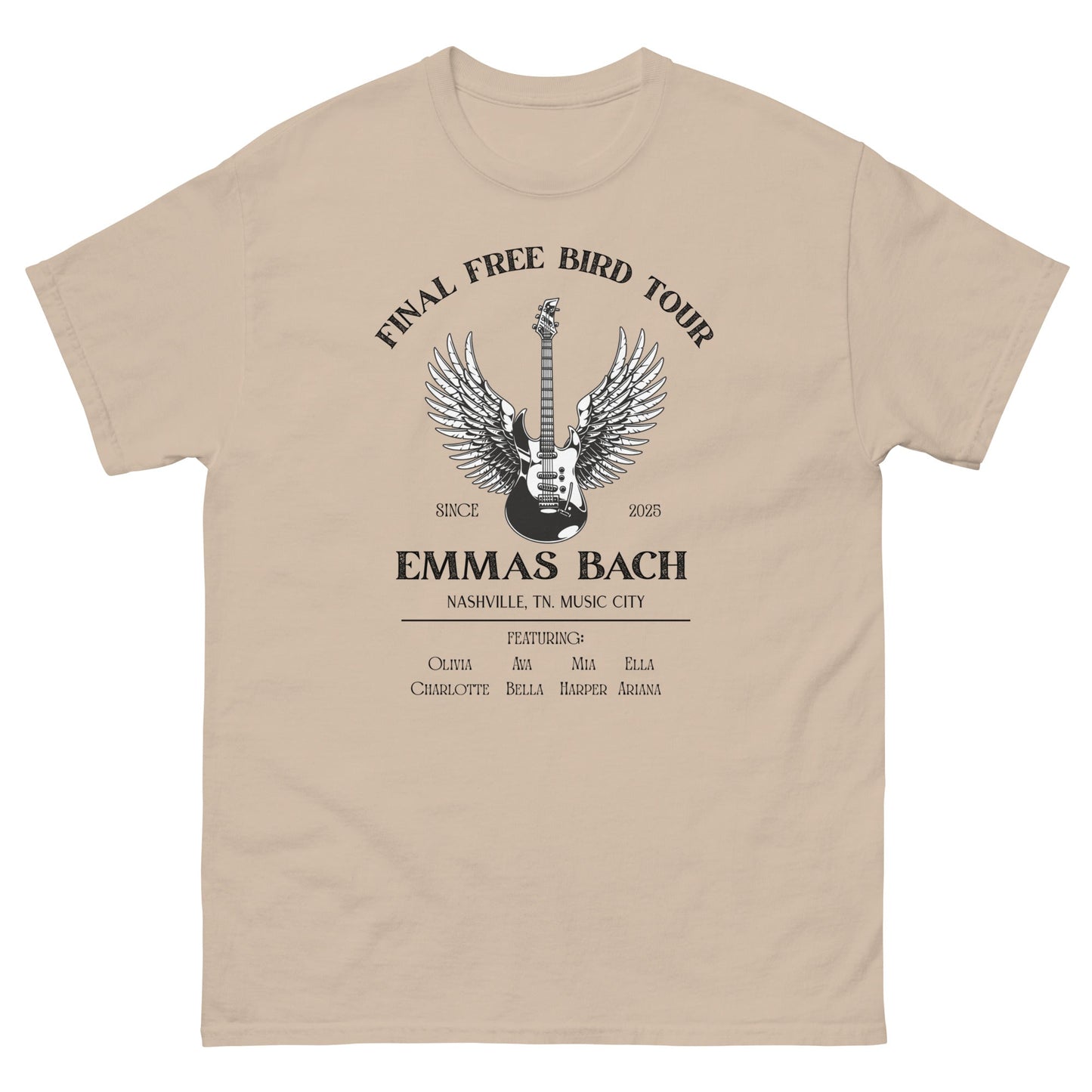 Free Bird Tour Tee – Rock Bride Hen Party Shirt - FunPrint4You