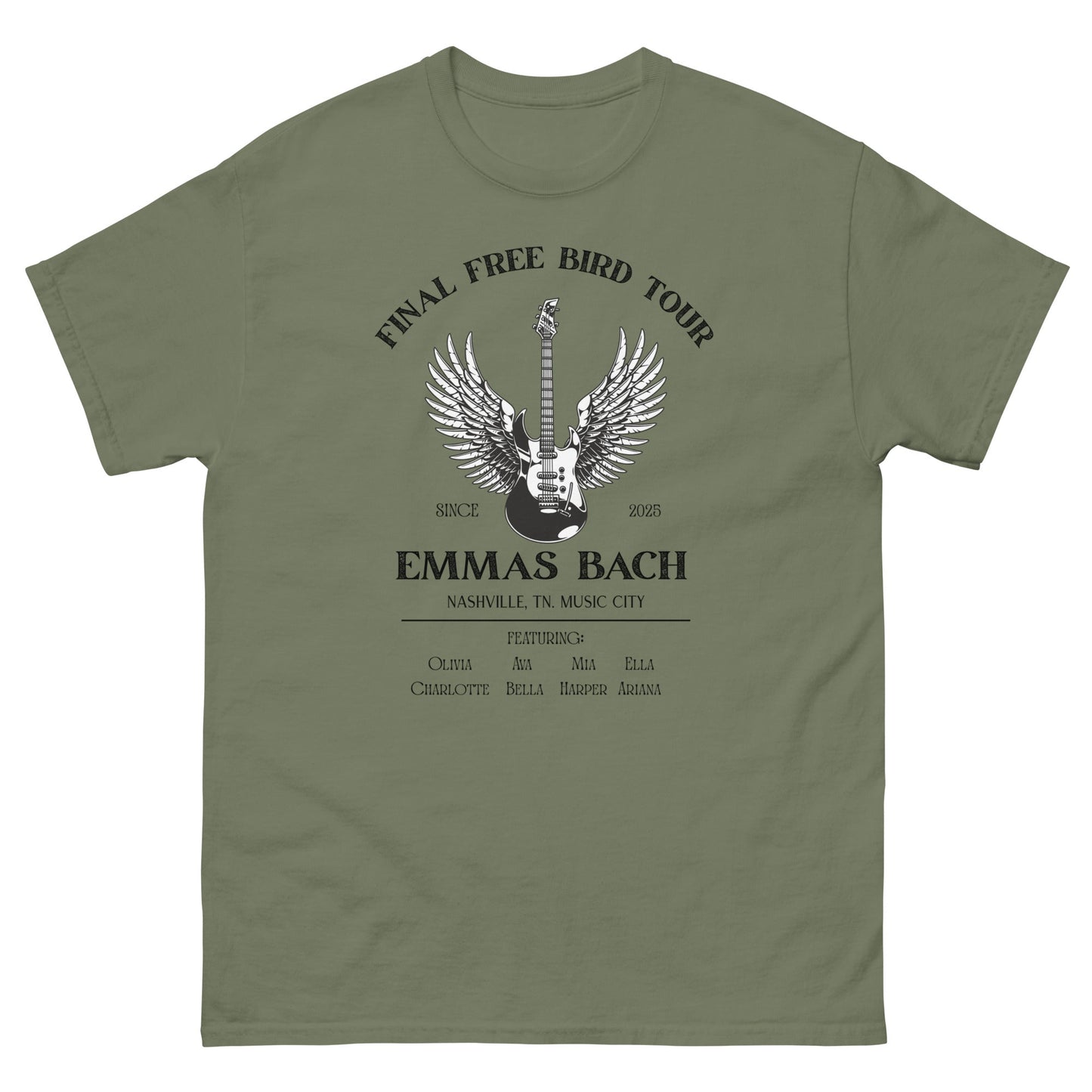 Free Bird Tour Tee – Rock Bride Hen Party Shirt - FunPrint4You