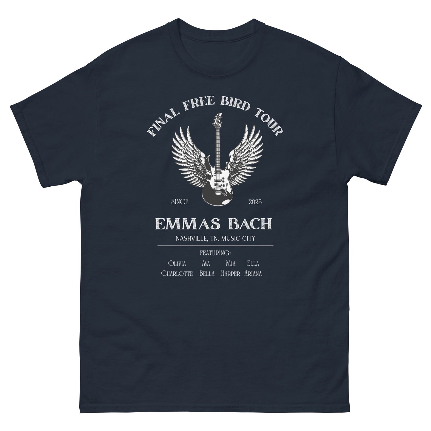 Free Bird Tour Tee – Rock Bride Hen Party Shirt - FunPrint4You