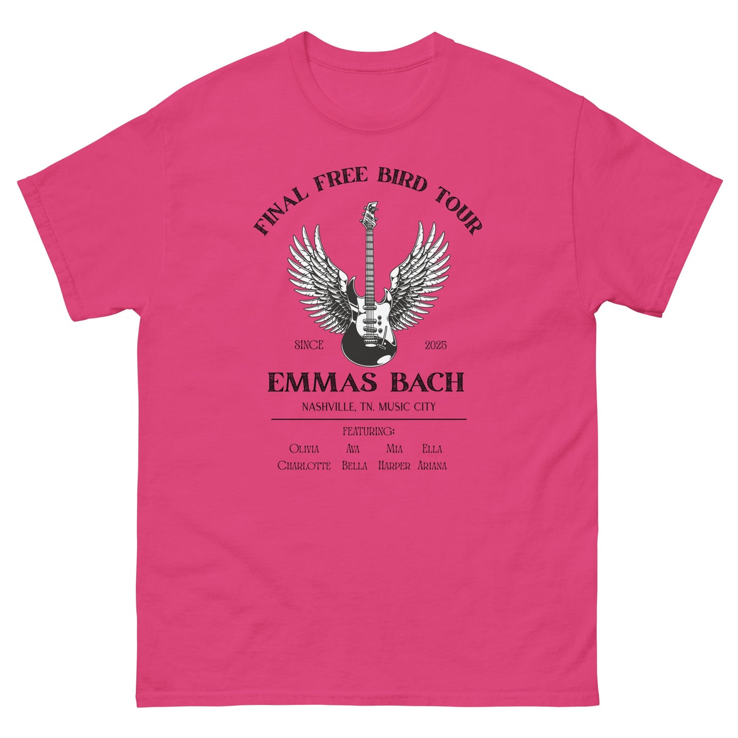 Free Bird Tour Tee – Rock Bride Hen Party Shirt - FunPrint4You