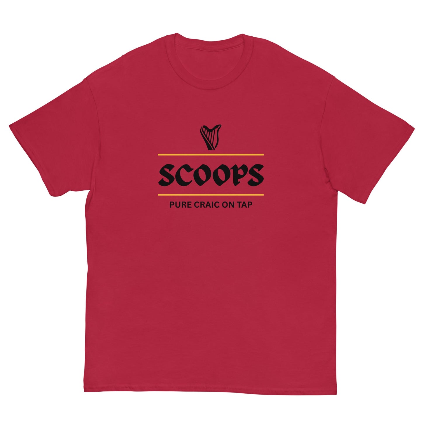 Funny Irish Scoops T-Shirt | Pure Craic on Tap Drinking Tee - FunPrint4You