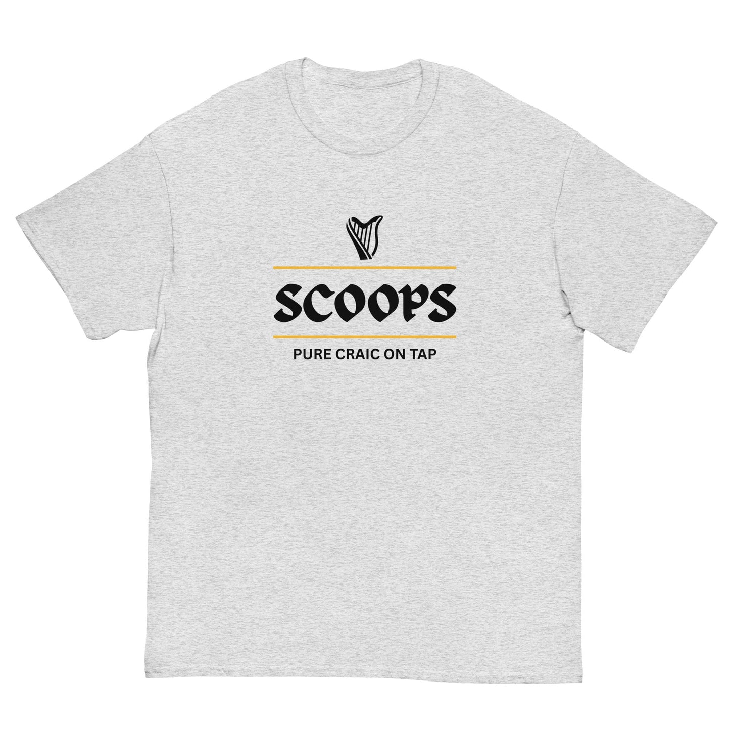 Funny Irish Scoops T-Shirt | Pure Craic on Tap Drinking Tee - FunPrint4You