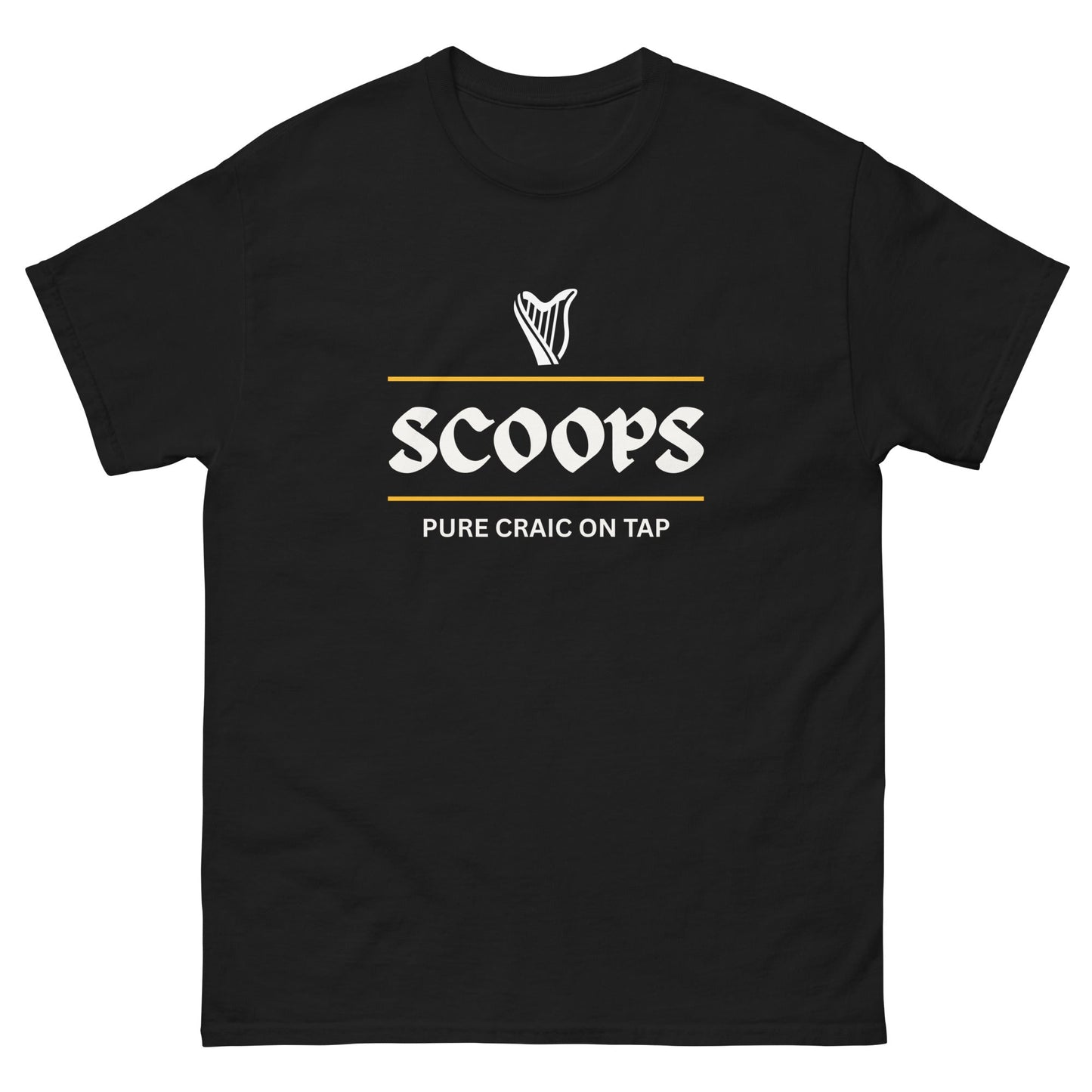 Funny Irish Scoops T-Shirt | Pure Craic on Tap Drinking Tee - FunPrint4You