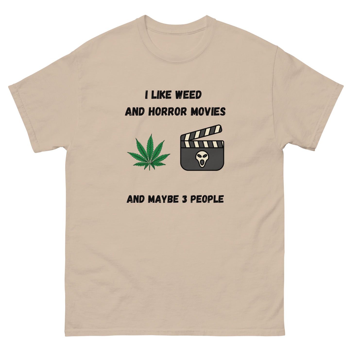 Funny Weed & Horror Movie T-Shirt – Anti - Social Vibes Tee - FunPrint4You