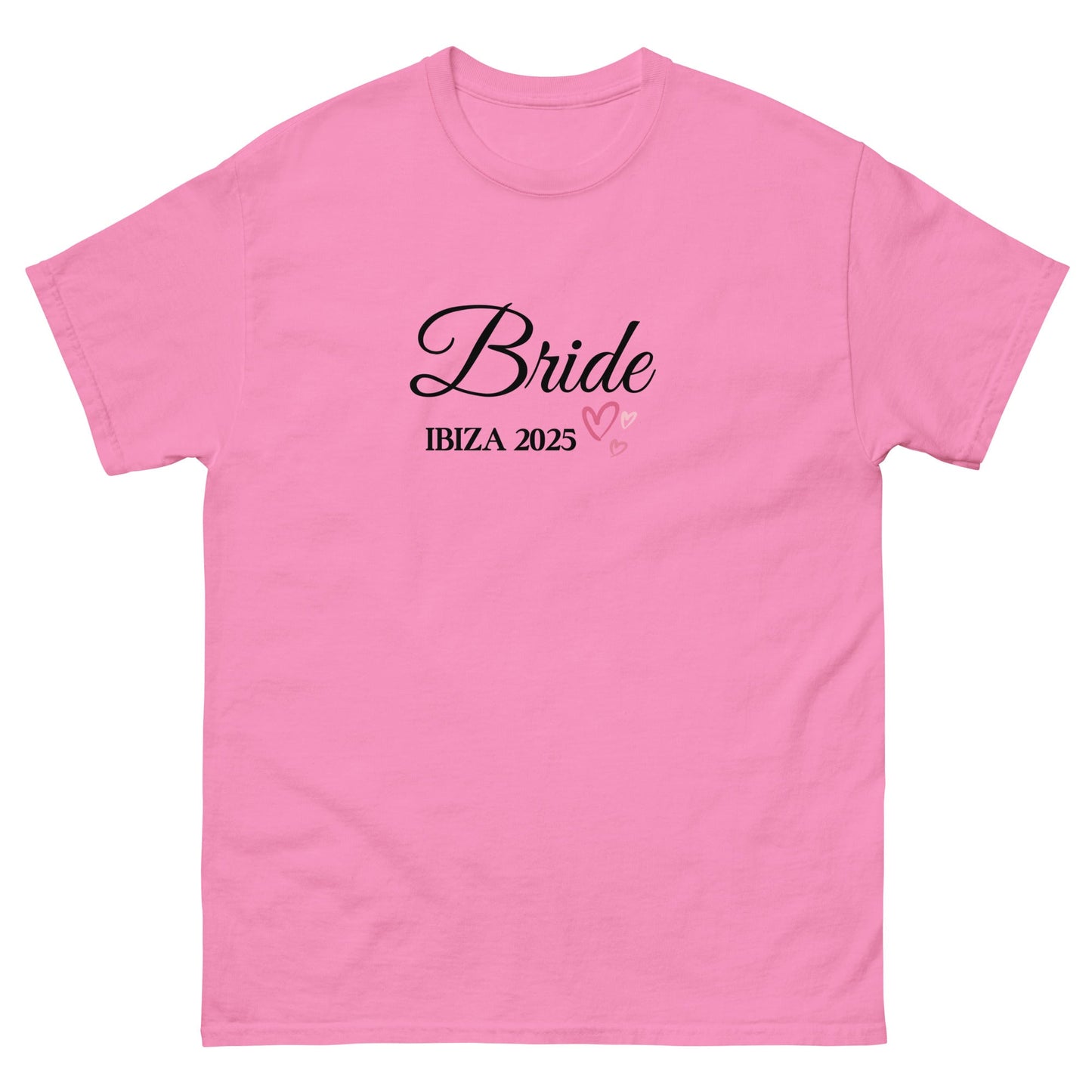 Ibiza 2025 Bride T‑Shirt – Custom Hen Party Tee, Destination Bride Shirt UK & Ireland - FunPrint4You