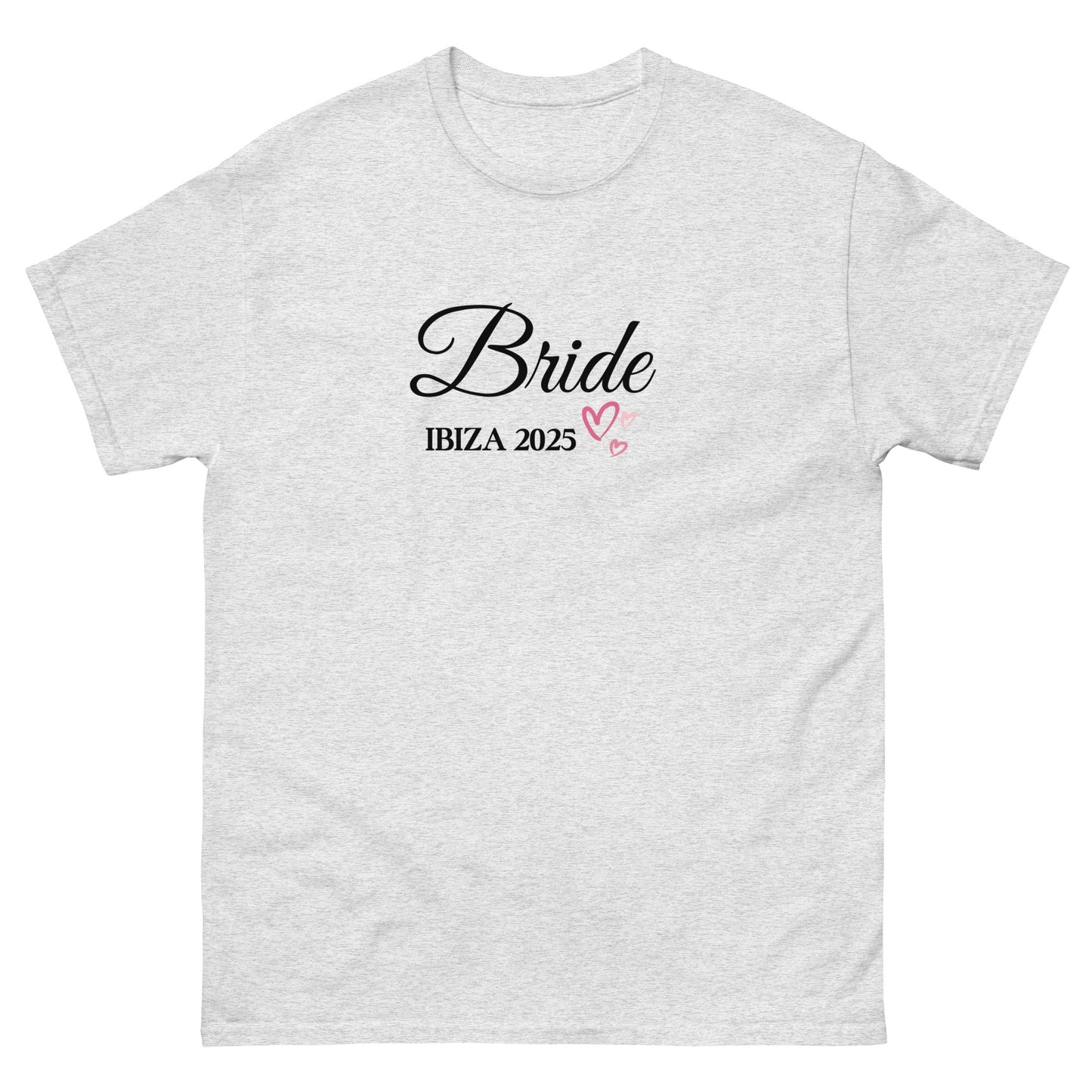 Ibiza 2025 Bride T‑Shirt – Custom Hen Party Tee, Destination Bride Shirt UK & Ireland - FunPrint4You