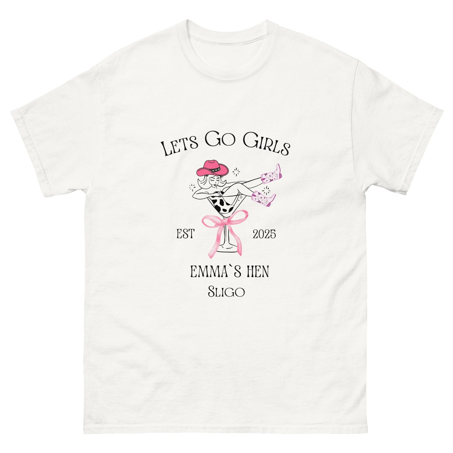 Let’s Go Girls! Custom Hen Party T-Shirt – Personalised Tee UK - FunPrint4You