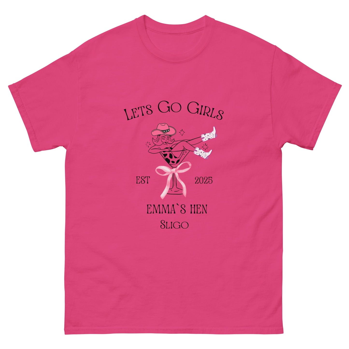 Let’s Go Girls! Custom Hen Party T-Shirt – Personalised Tee UK - FunPrint4You