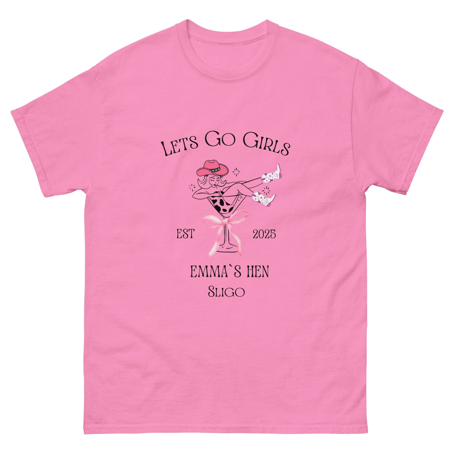Let’s Go Girls! Custom Hen Party T-Shirt – Personalised Tee UK - FunPrint4You