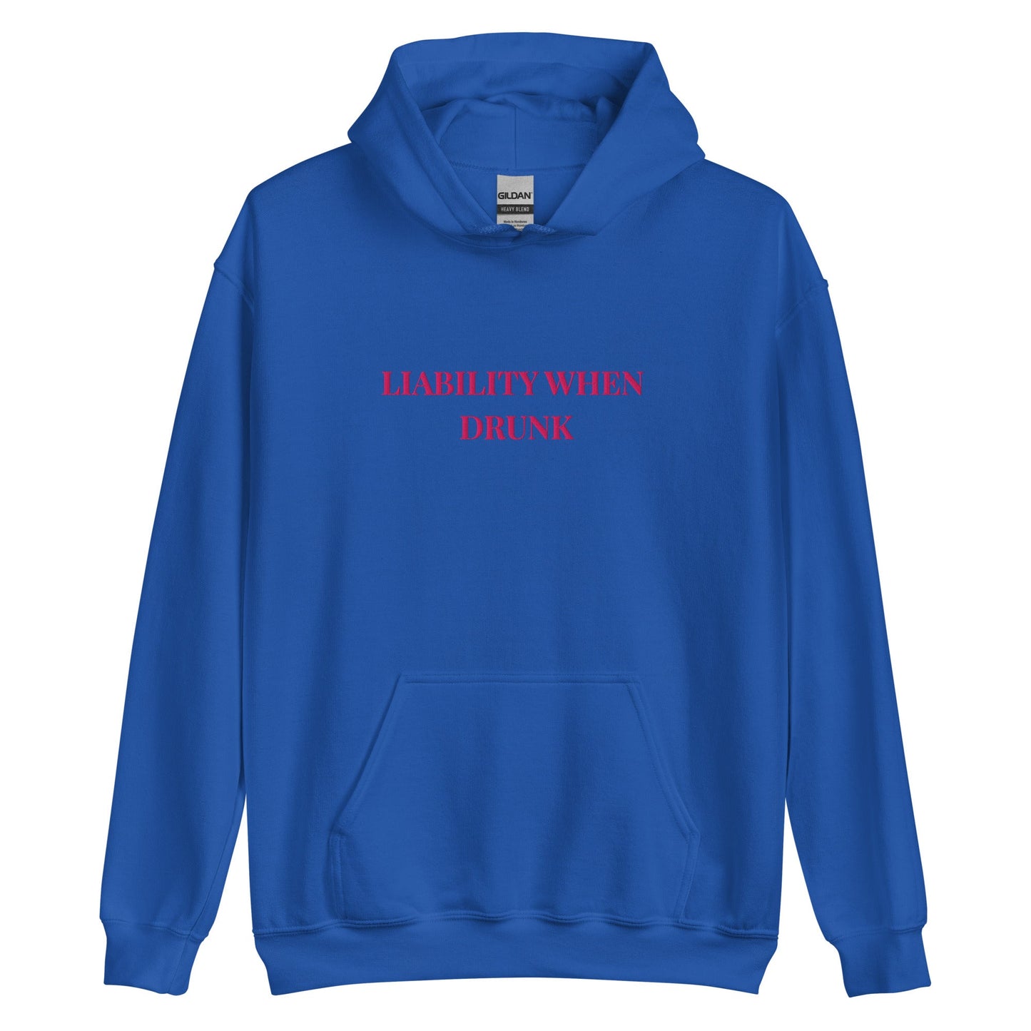 Liability When Drunk Embroidered Hoodie – Funny Girls Trip Sweatshirt UK & Ireland - FunPrint4You
