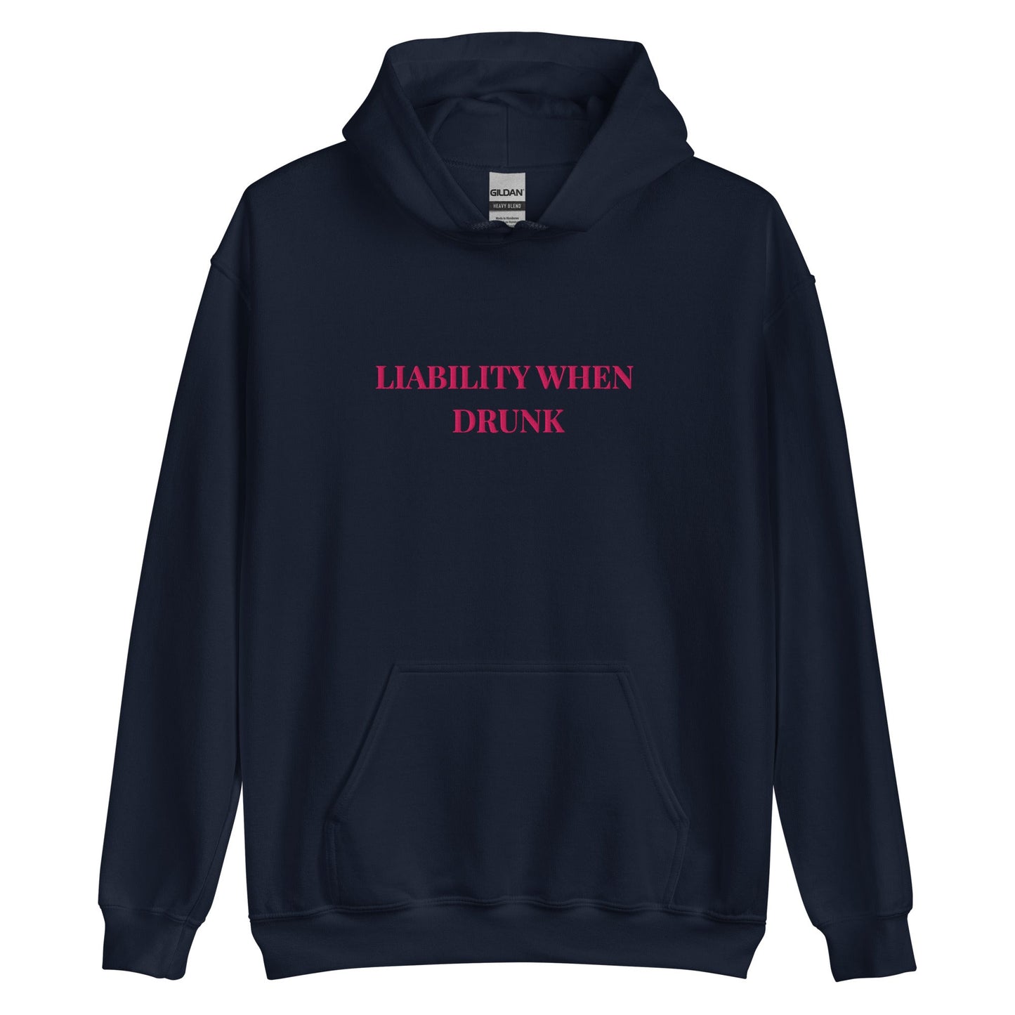 Liability When Drunk Embroidered Hoodie – Funny Girls Trip Sweatshirt UK & Ireland - FunPrint4You