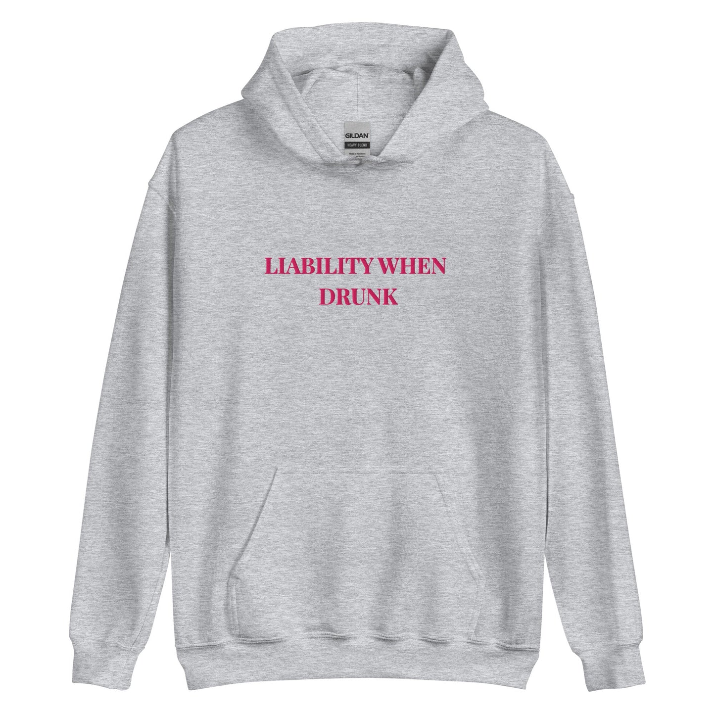 Liability When Drunk Embroidered Hoodie – Funny Girls Trip Sweatshirt UK & Ireland - FunPrint4You