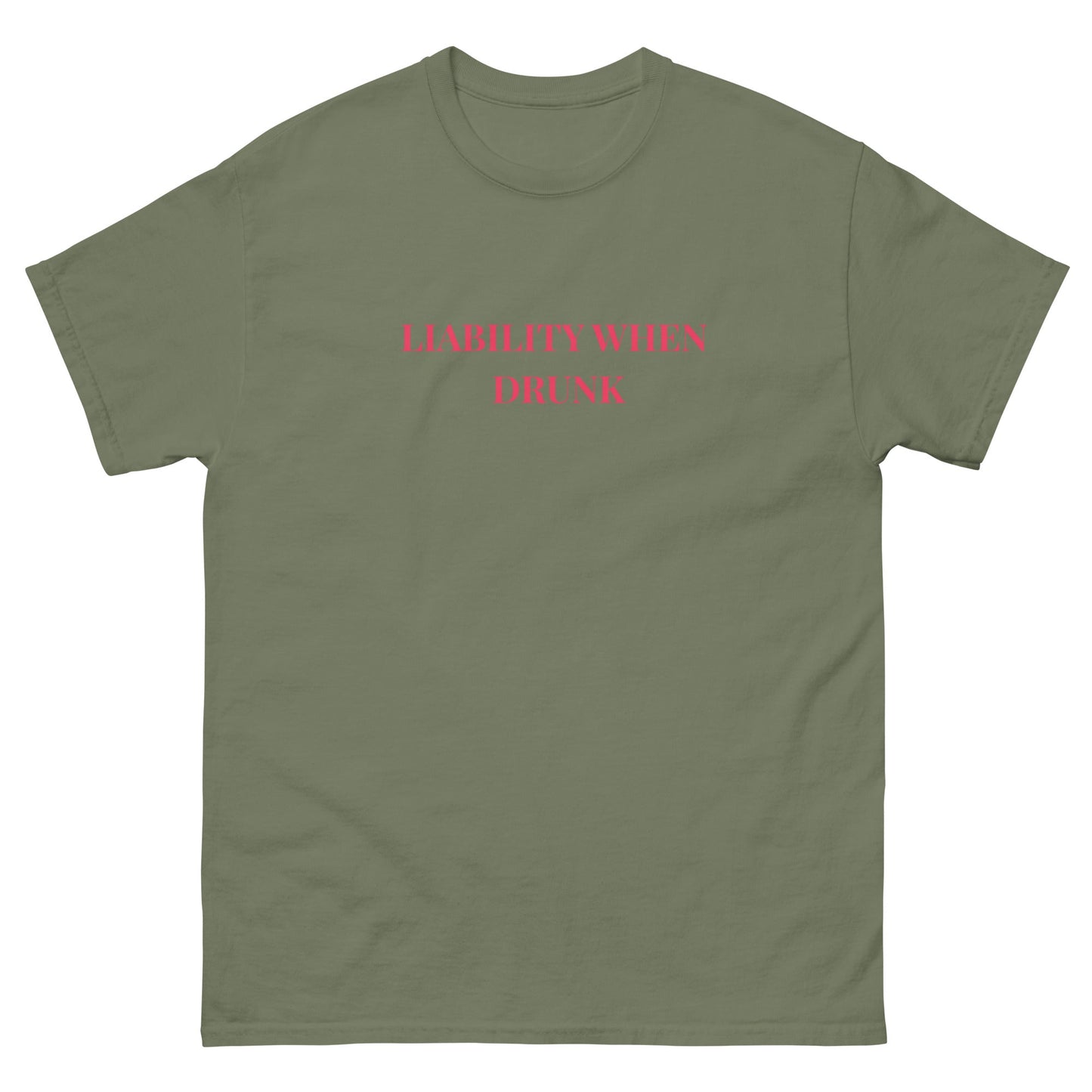 Liability When Drunk T-Shirt – Funny Party Tee for Him or Her - FunPrint4You
