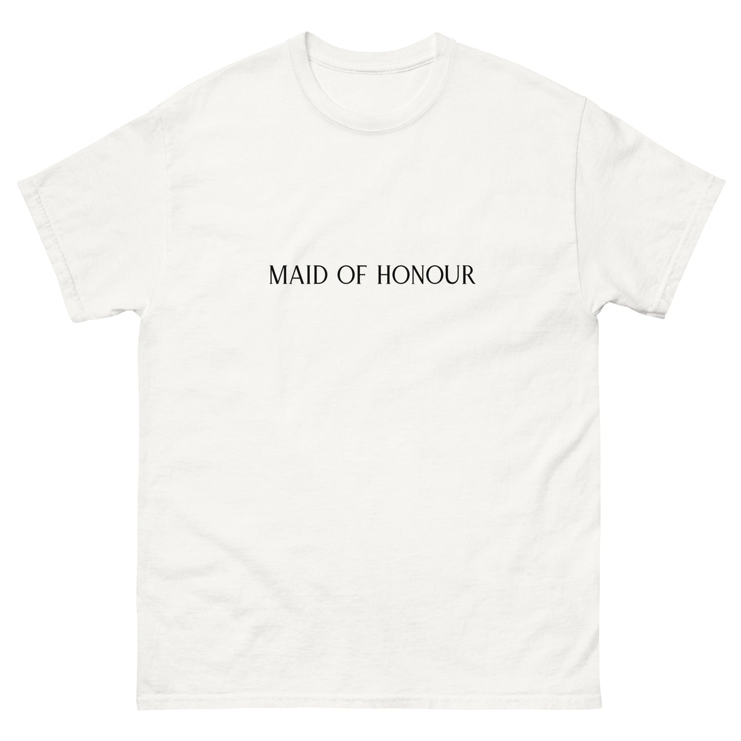 Maid of Honour T-Shirt | Bridal Party Gift | Bridesmaid Proposal Shirt | Wedding Morning Outfit | Hen Party Tee - FunPrint4You