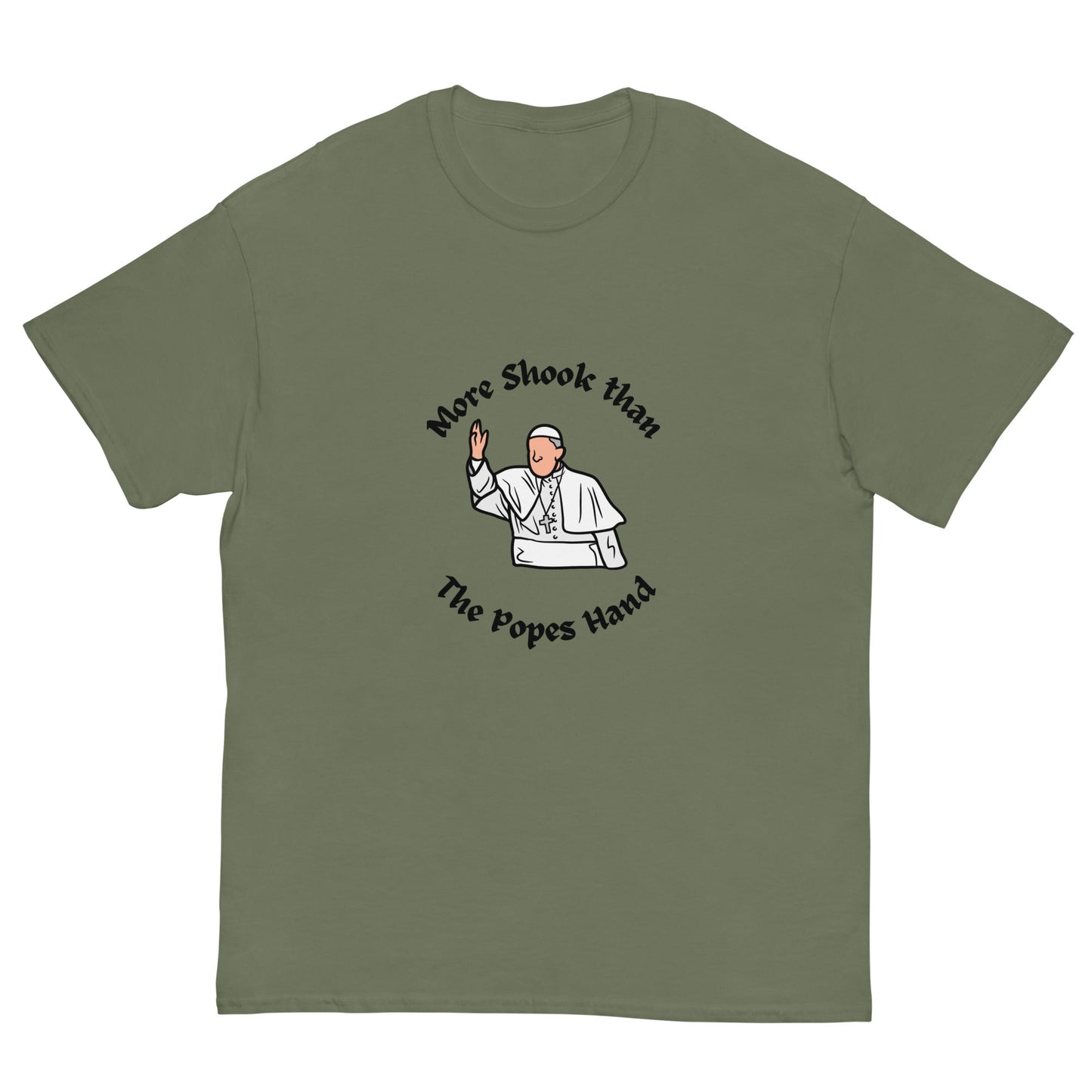 More Shook Than the Pope’s Hand | Irish Funny T-Shirt - FunPrint4You