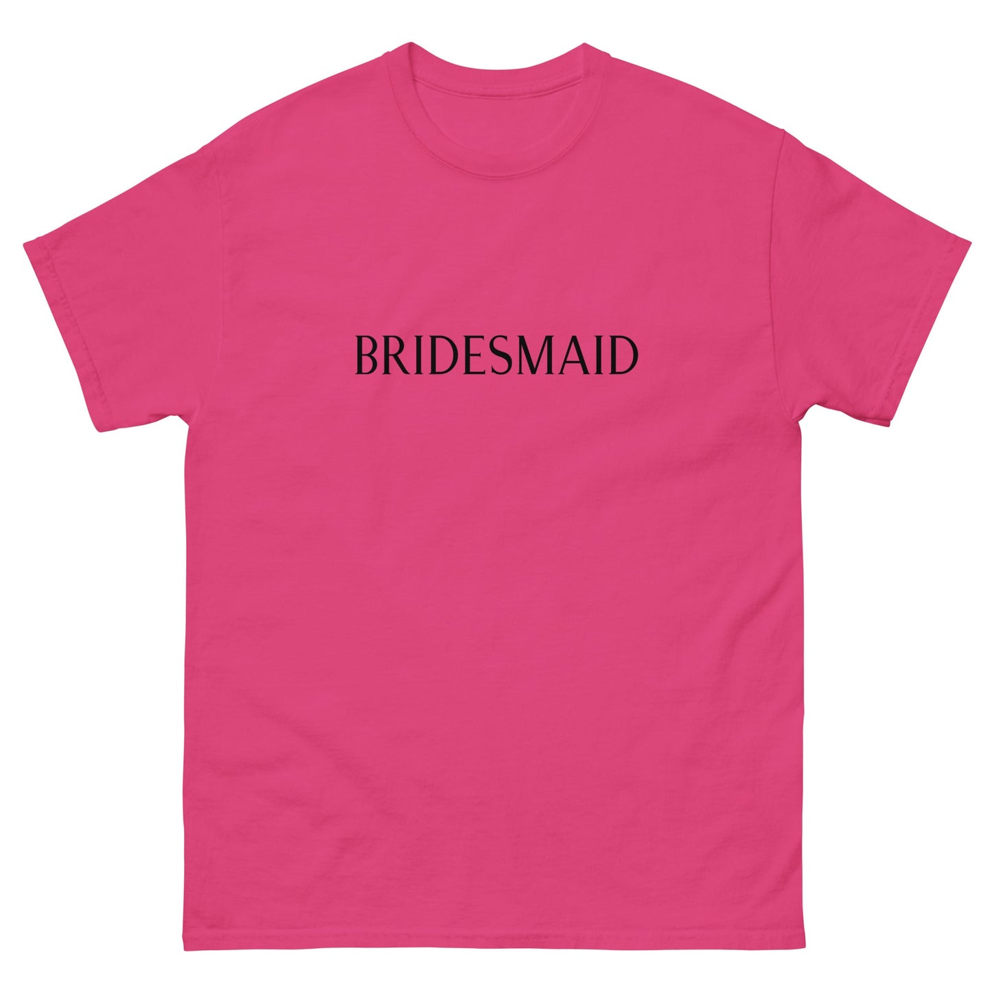 Personalised Bridesmaid T-Shirt | Custom Hen Party Tee | Wedding Morning Outfit | Bridal Party Gift with Name | UK & Ireland - FunPrint4You