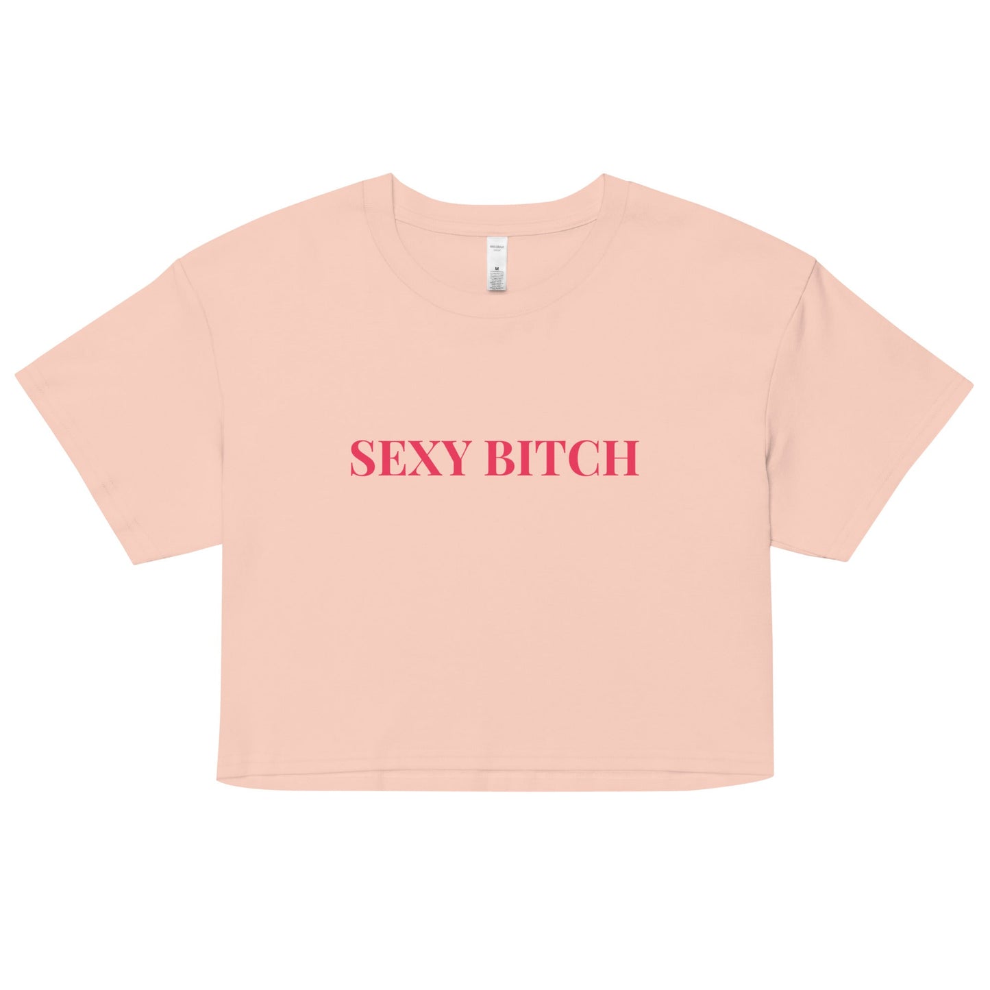 Sexy Bitch Crop Top – Bold Fitted Slogan Tee for Girls’ Nights Out UK & Ireland - FunPrint4You