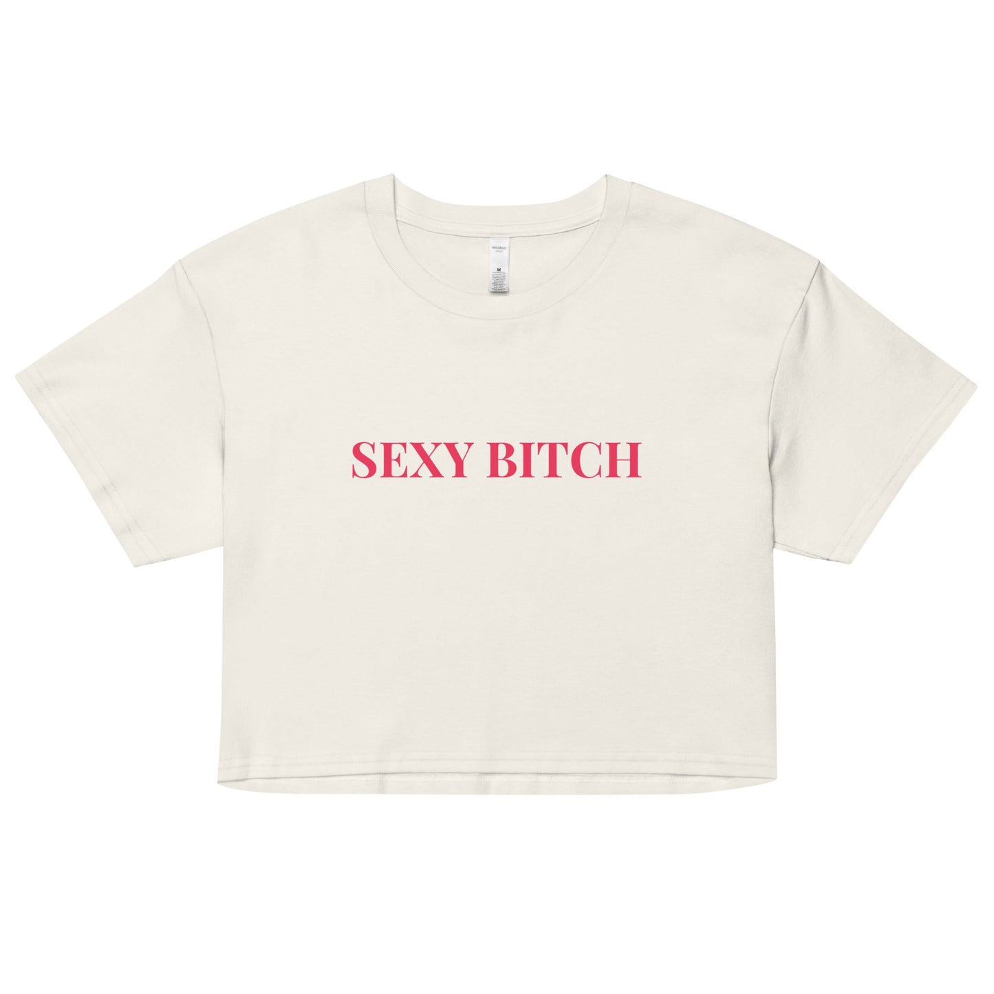 Sexy Bitch Crop Top – Bold Fitted Slogan Tee for Girls’ Nights Out UK & Ireland - FunPrint4You