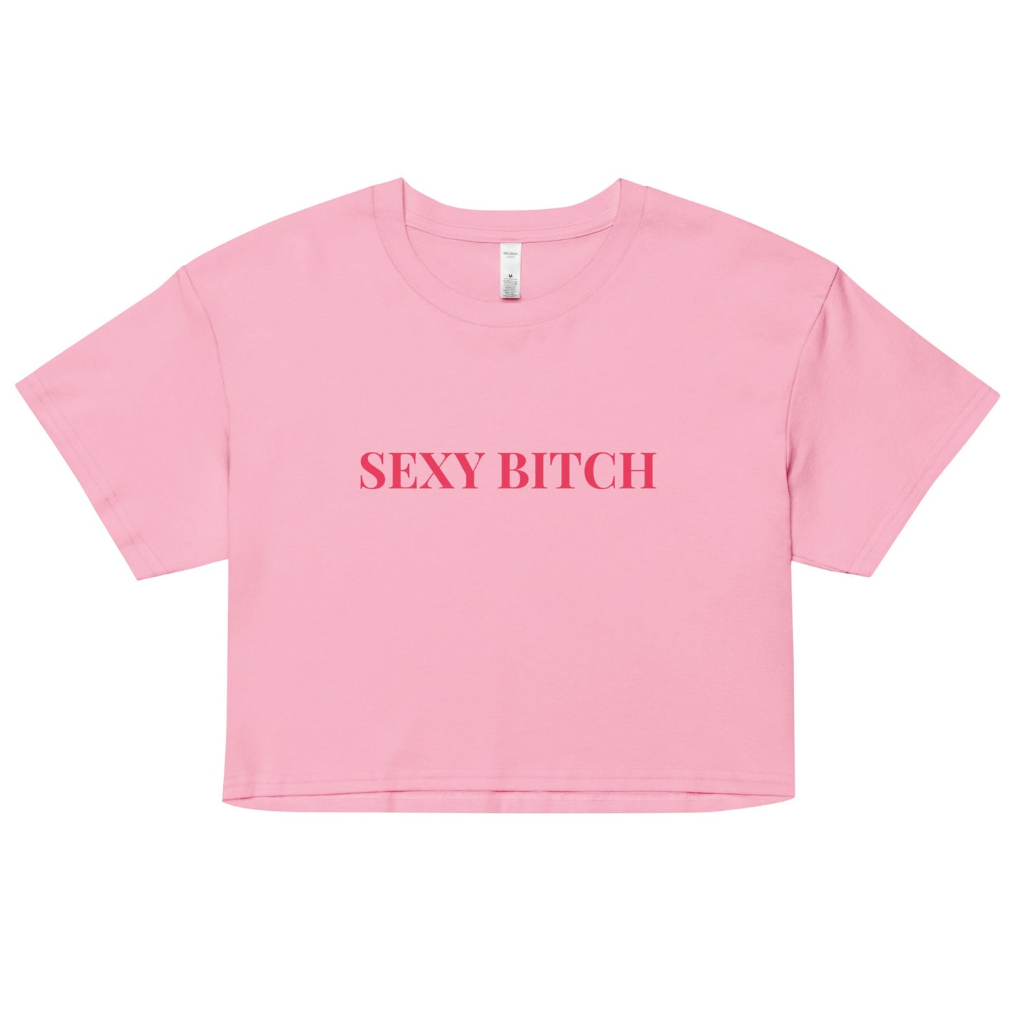 Sexy Bitch Crop Top – Bold Fitted Slogan Tee for Girls’ Nights Out UK & Ireland - FunPrint4You