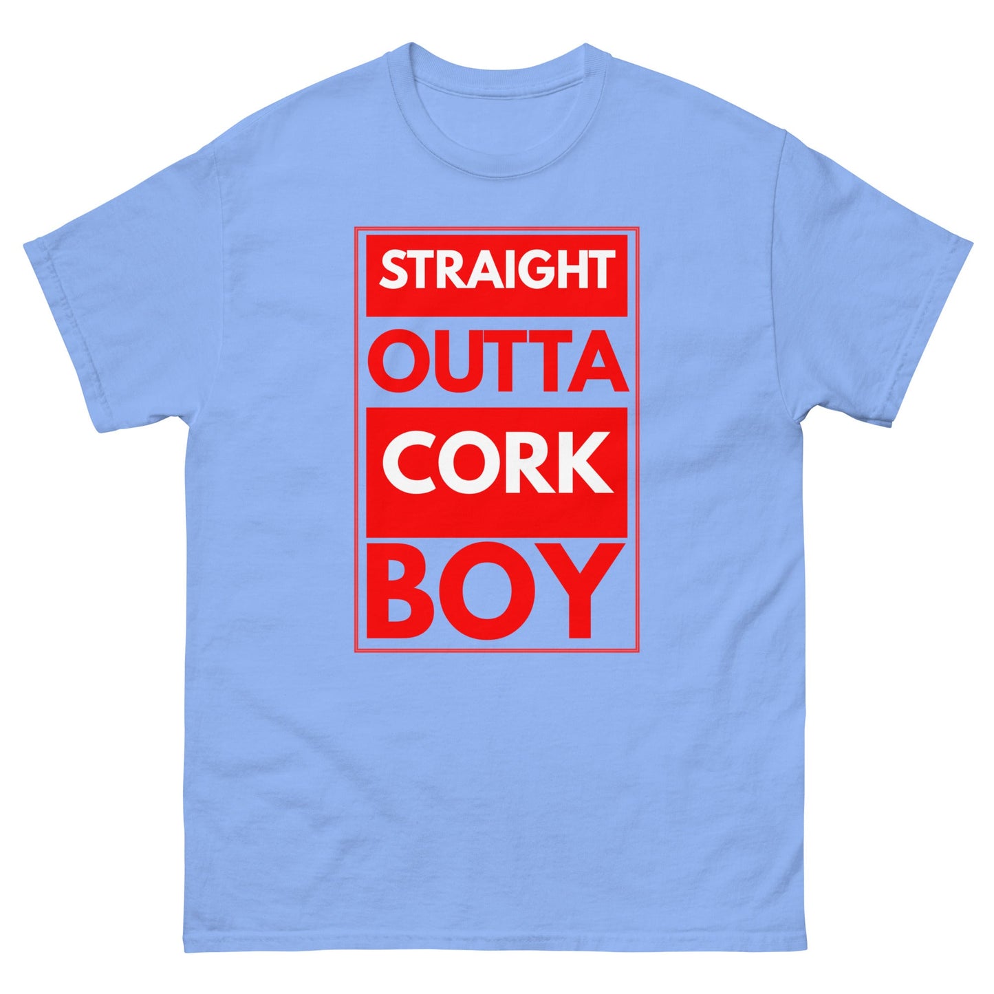 Straight Outta Cork Boy T-Shirt | Funny Irish Tee - FunPrint4You