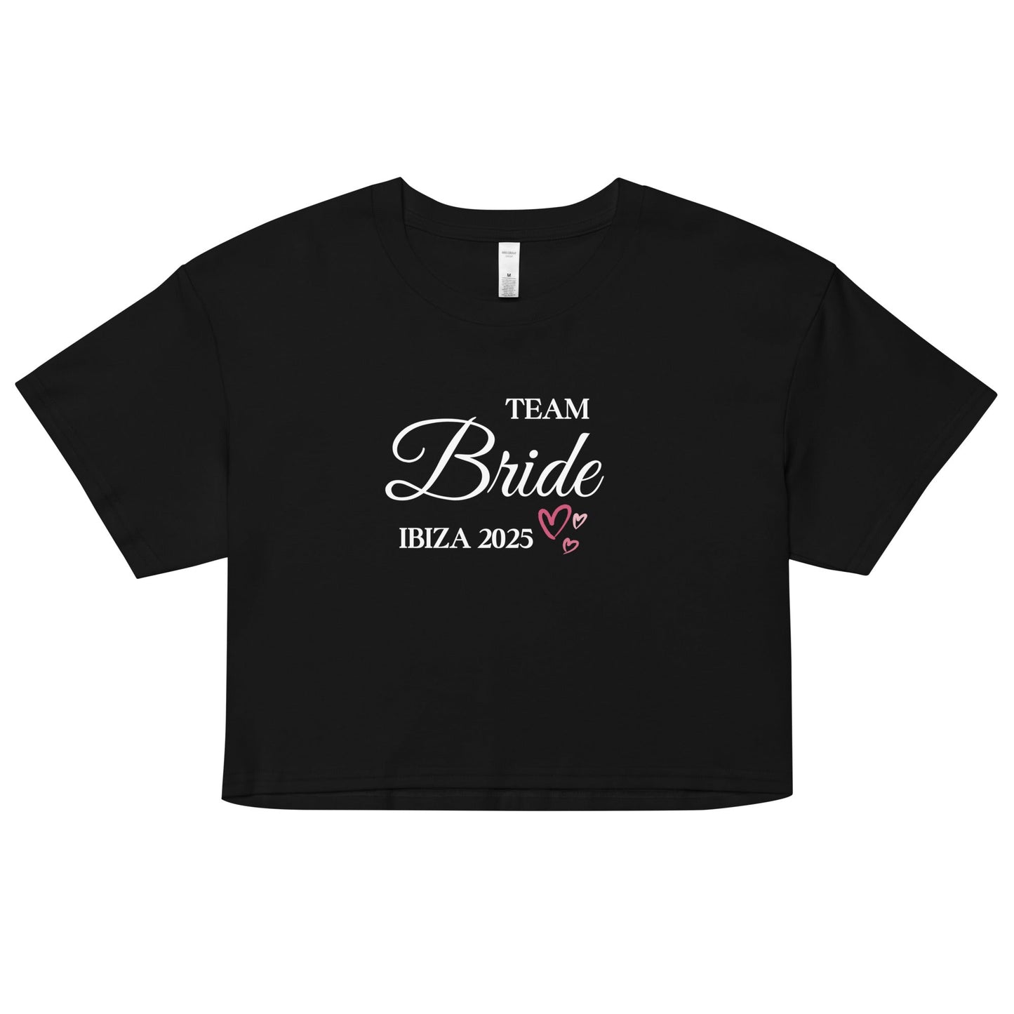 Team Bride Ibiza 2025 Women’s Baby Tee – Cute Bachelorette Party Shirt, Hen Do Outfit UK & Ireland - FunPrint4You