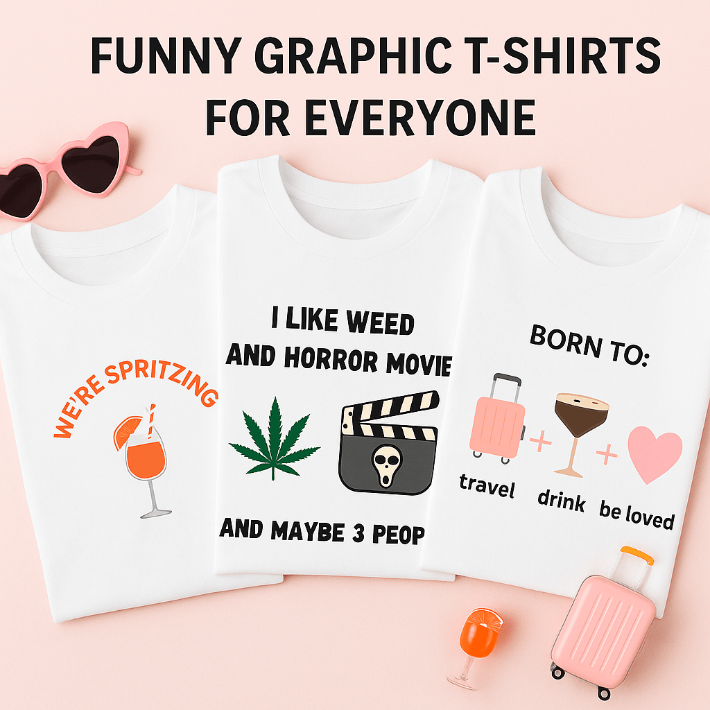Funny Graphic T-Shirts for Everyone - FunPrint4You