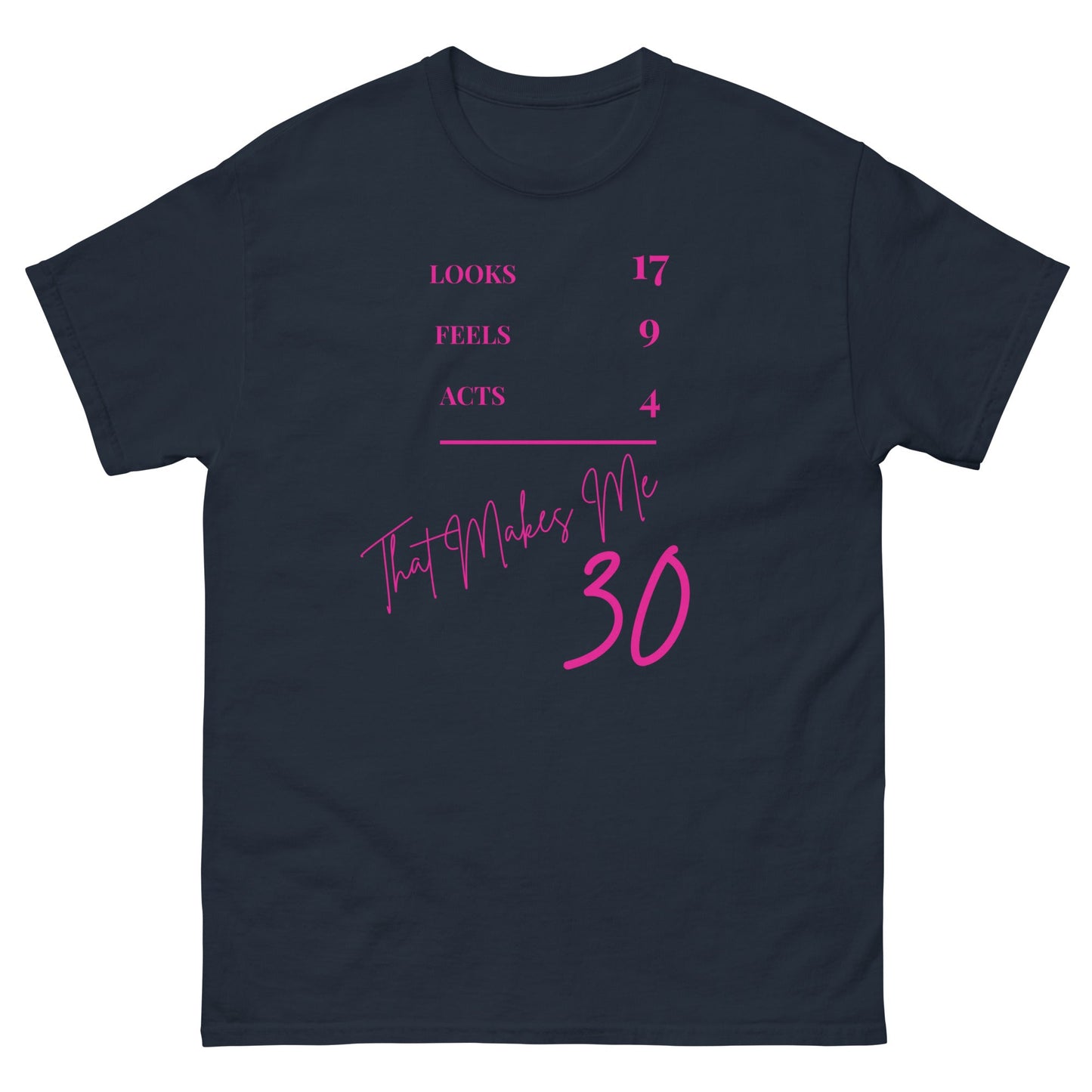 30th Birthday T-Shirt – Funny 'That Makes Me 30' Tee UK/Ireland - FunPrint4You
