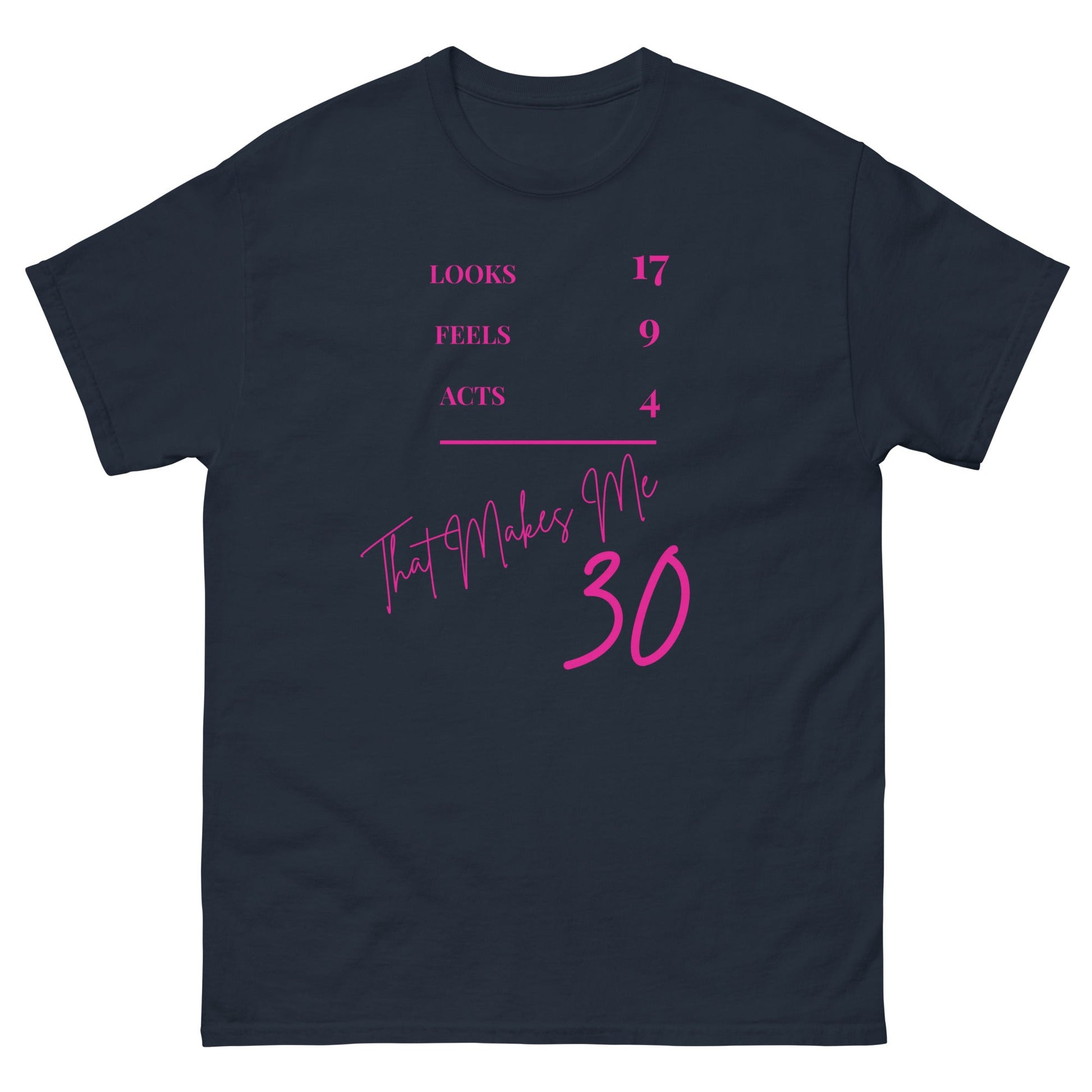 30th Birthday T-Shirt – Funny 'That Makes Me 30' Tee UK/Ireland - FunPrint4You