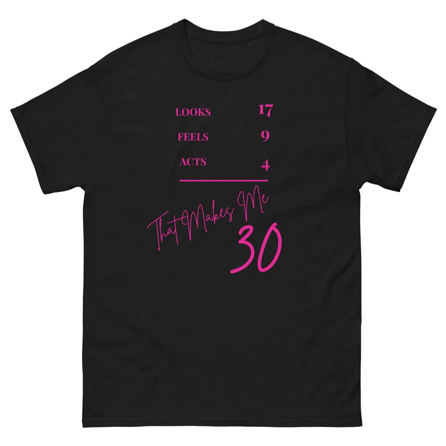 30th Birthday T-Shirt – Funny 'That Makes Me 30' Tee UK/Ireland - FunPrint4You